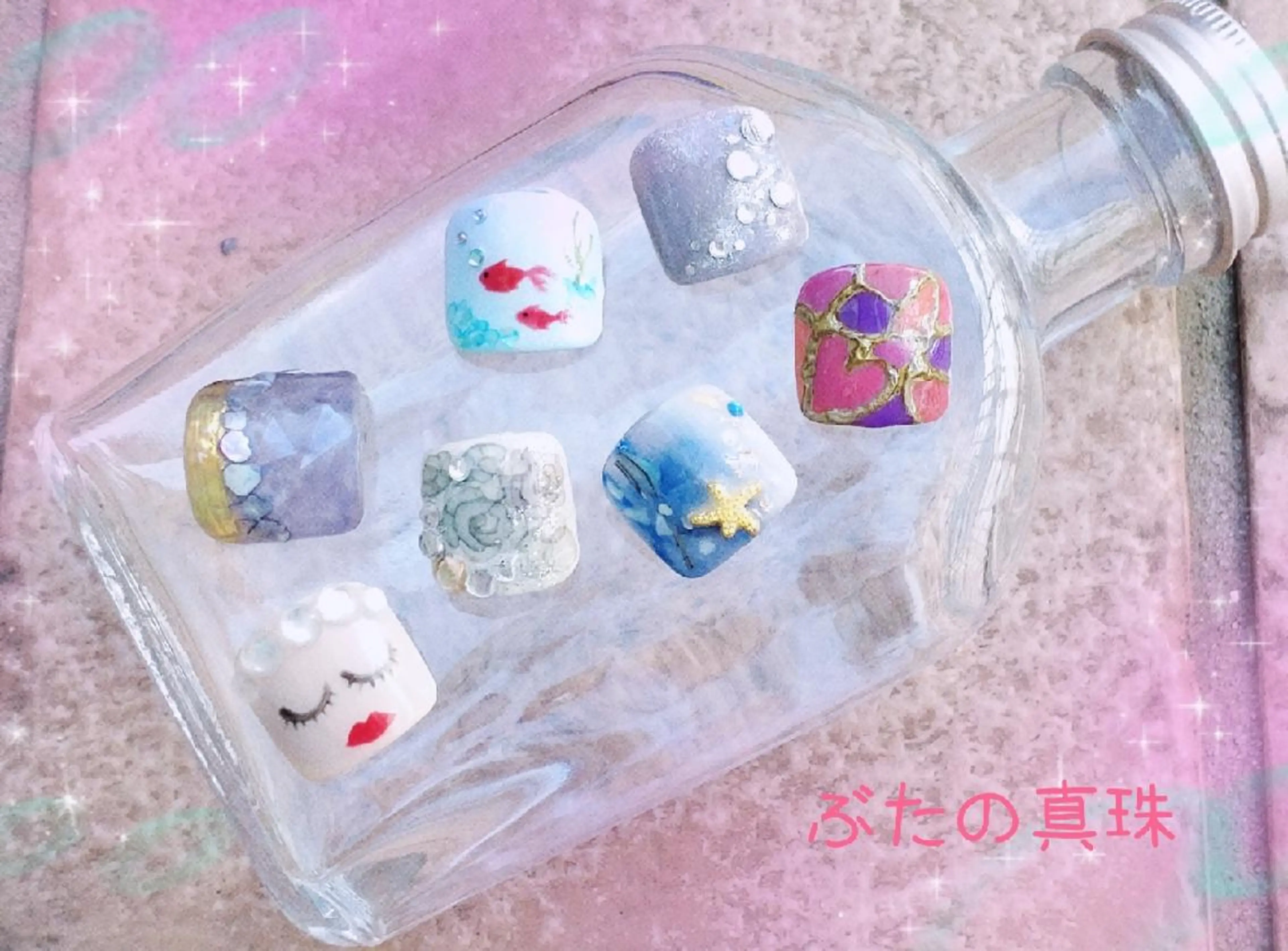 ネイル アートネイル フットネイル 林 珠里のネイルデザイン