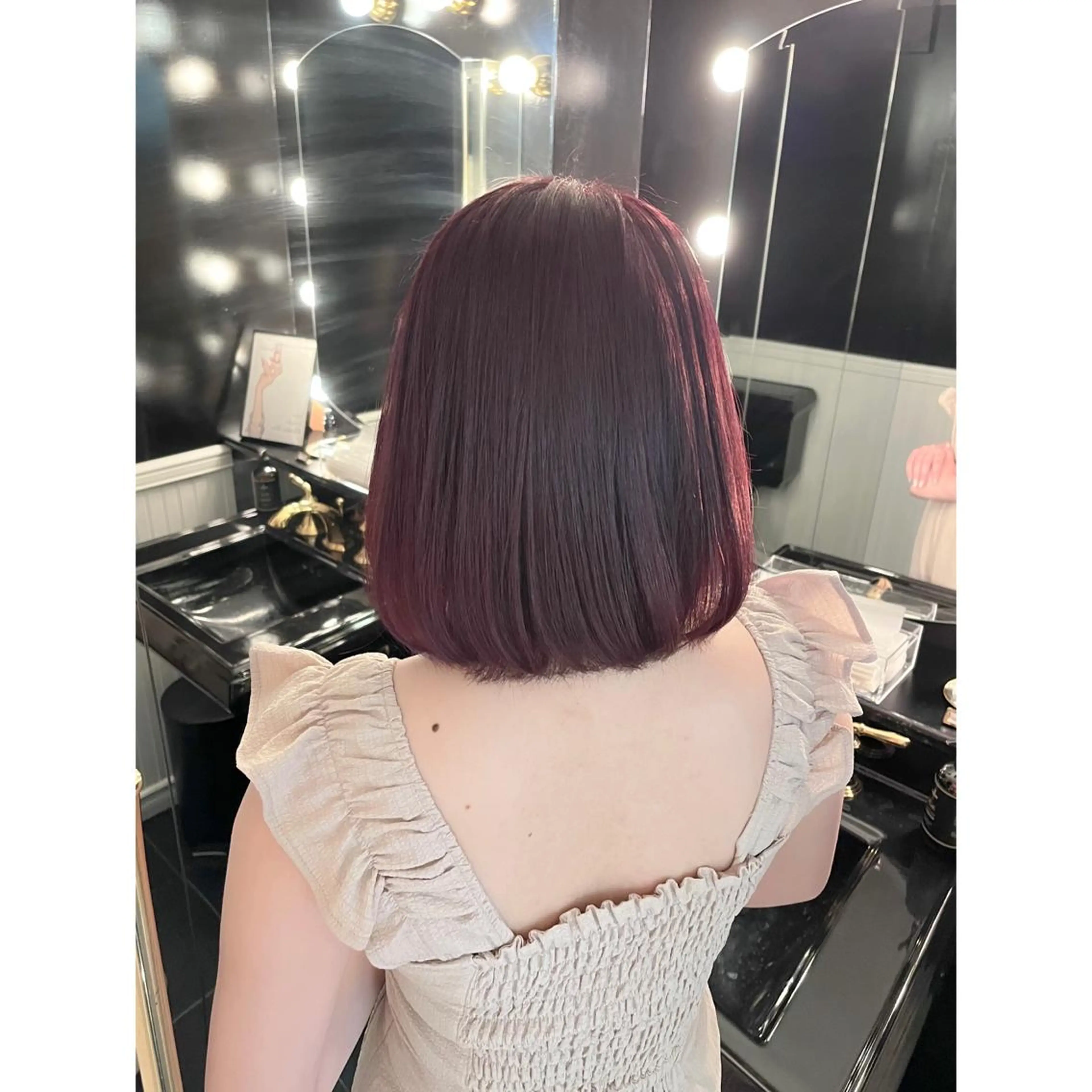 ミディアム カラー ブリーチ LOTTA CUCCI所属・miyu /トレンド カラー×艶髪のヘアスタイル