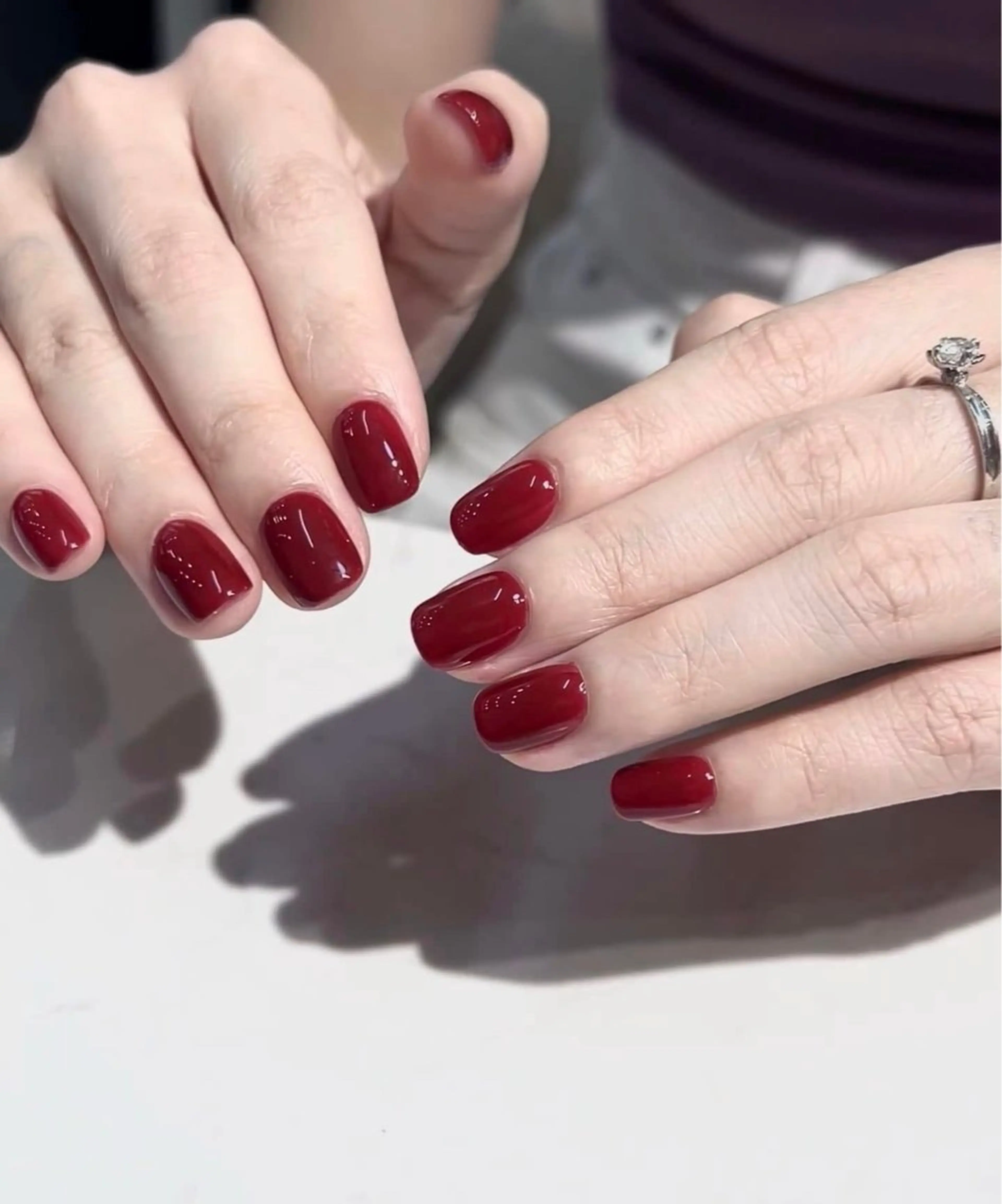 ネイル チークネイル フレンチネイル グラデーション キラキラネイル 韓国ネイル Minette nailHuongのネイルデザイン