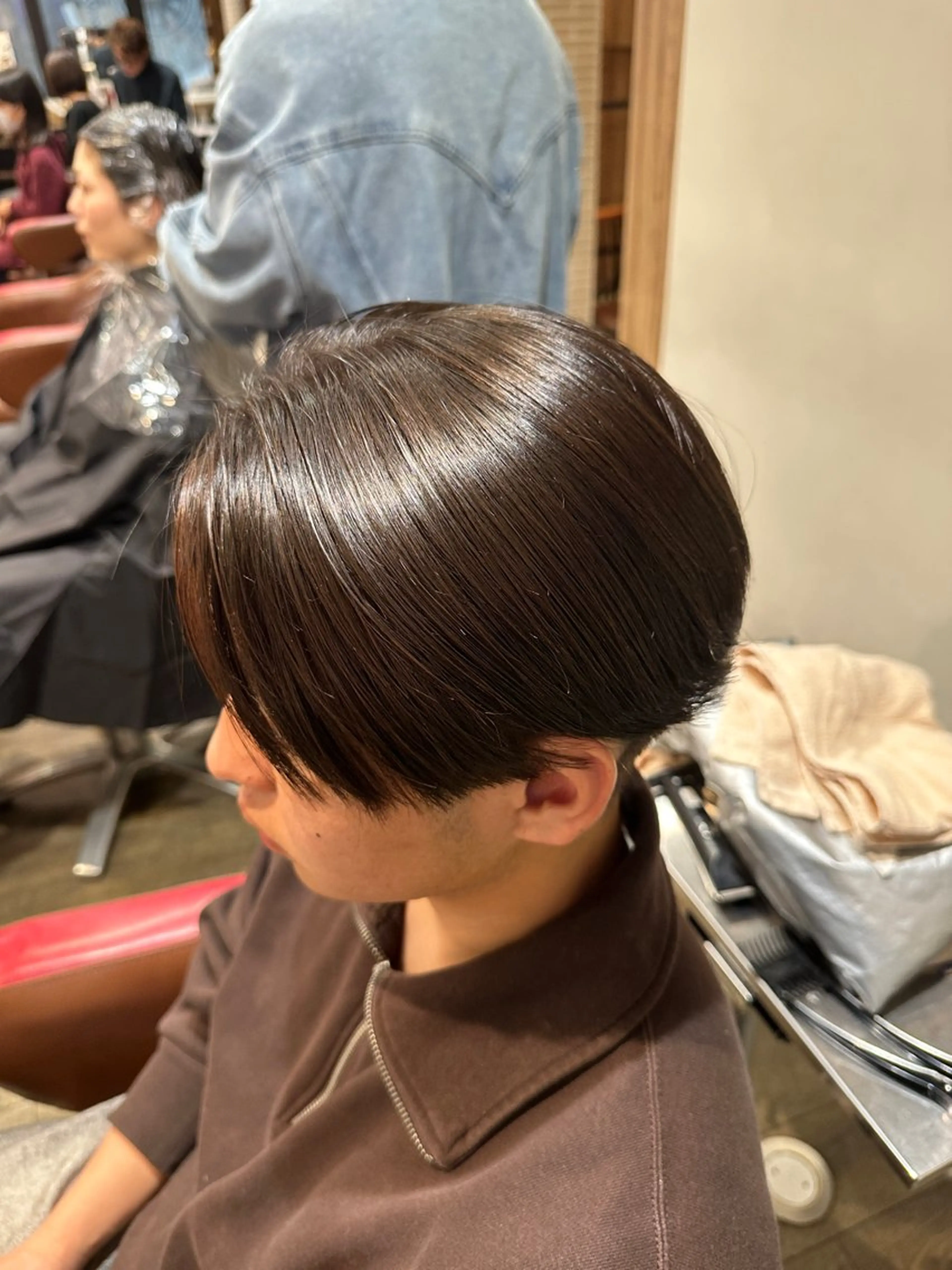 メンズ メンズパーマ/レイヤ ーカット岡田遥希のヘアスタイル