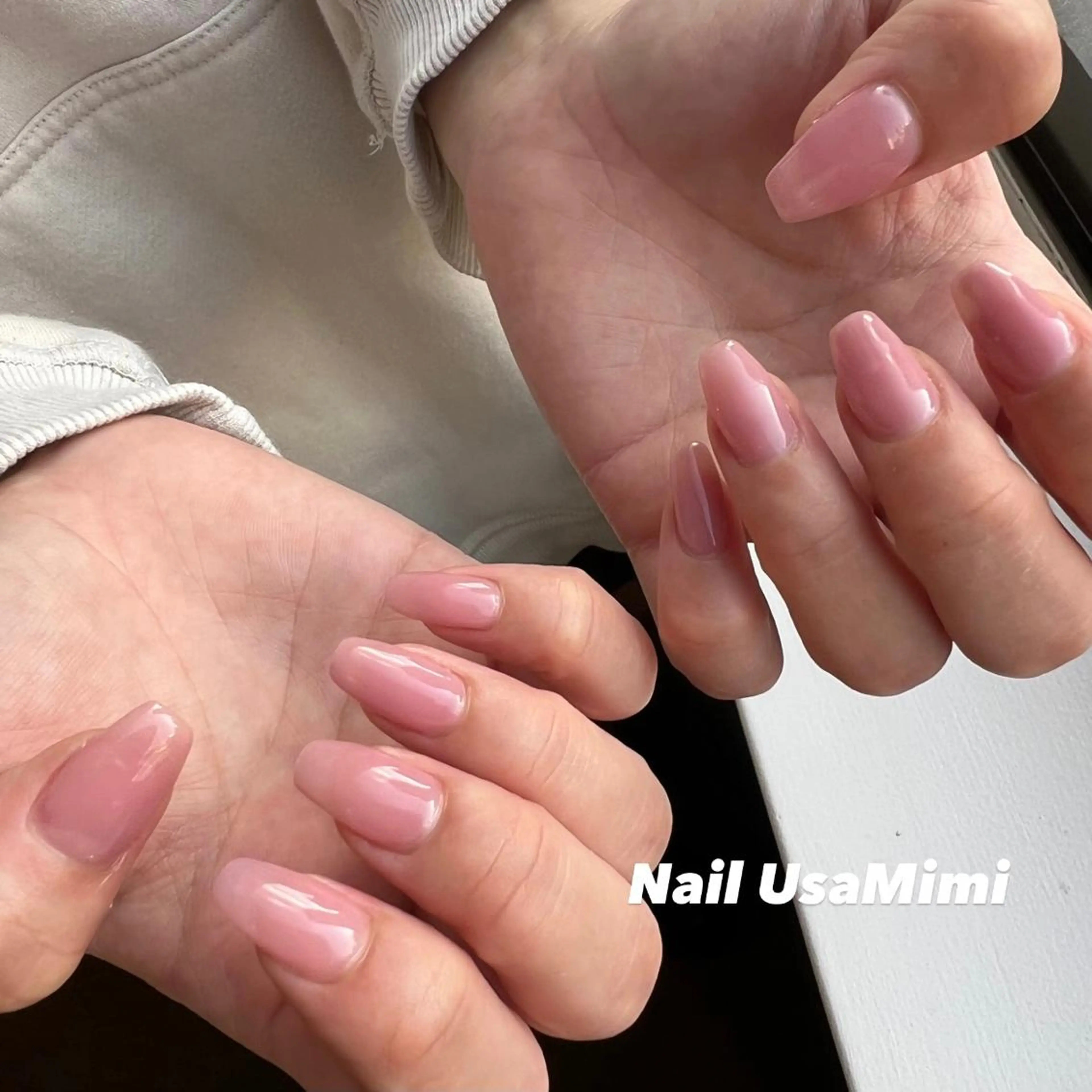 ネイル クリアネイル フットネイル ジェルネイル マグネットネイル 持ち込み 本町ネイルNail UsaMimiのネイルデザイン
