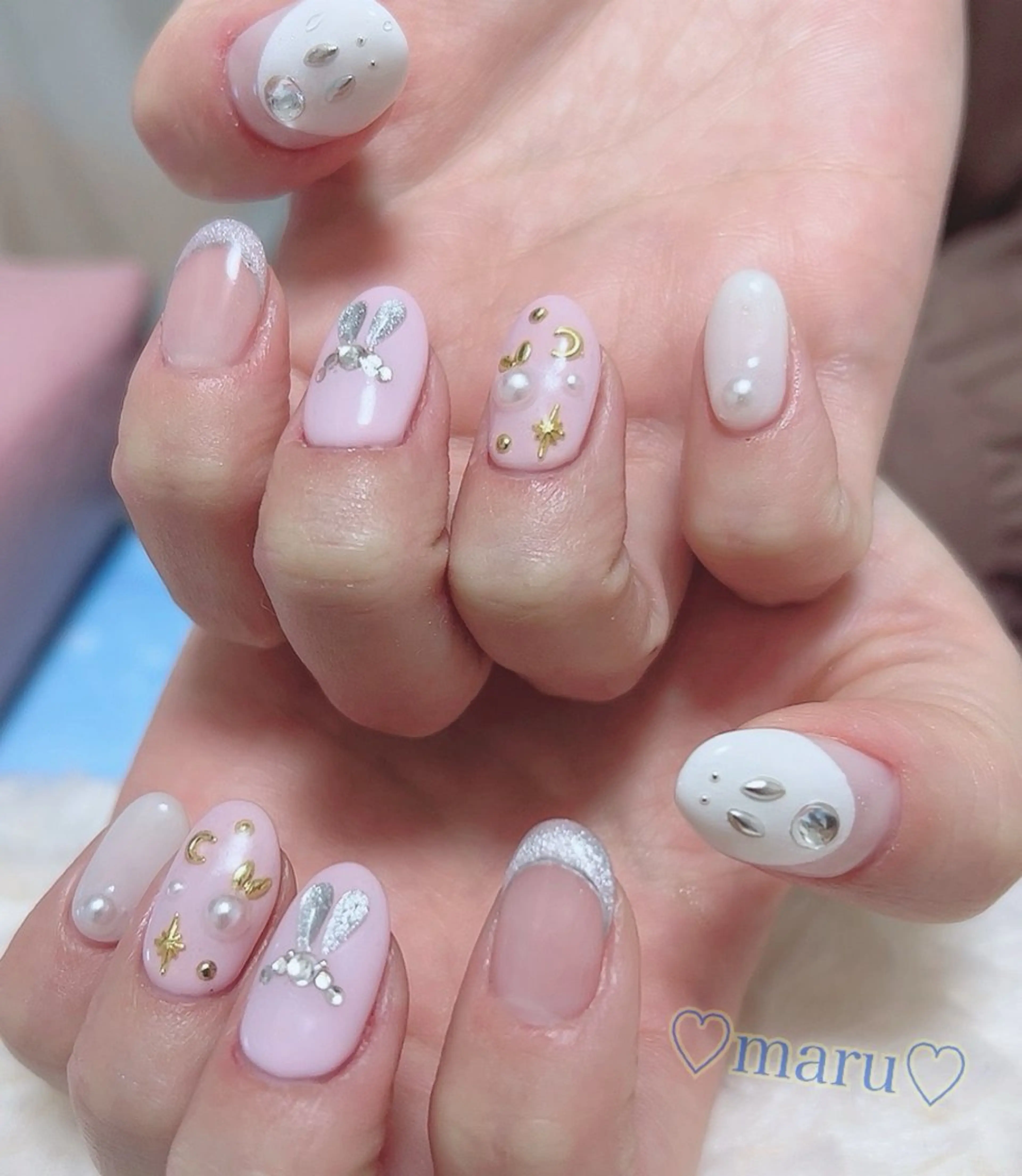 ネイル ハンドネイル フットネイル まるみ ♡のネイルデザイン