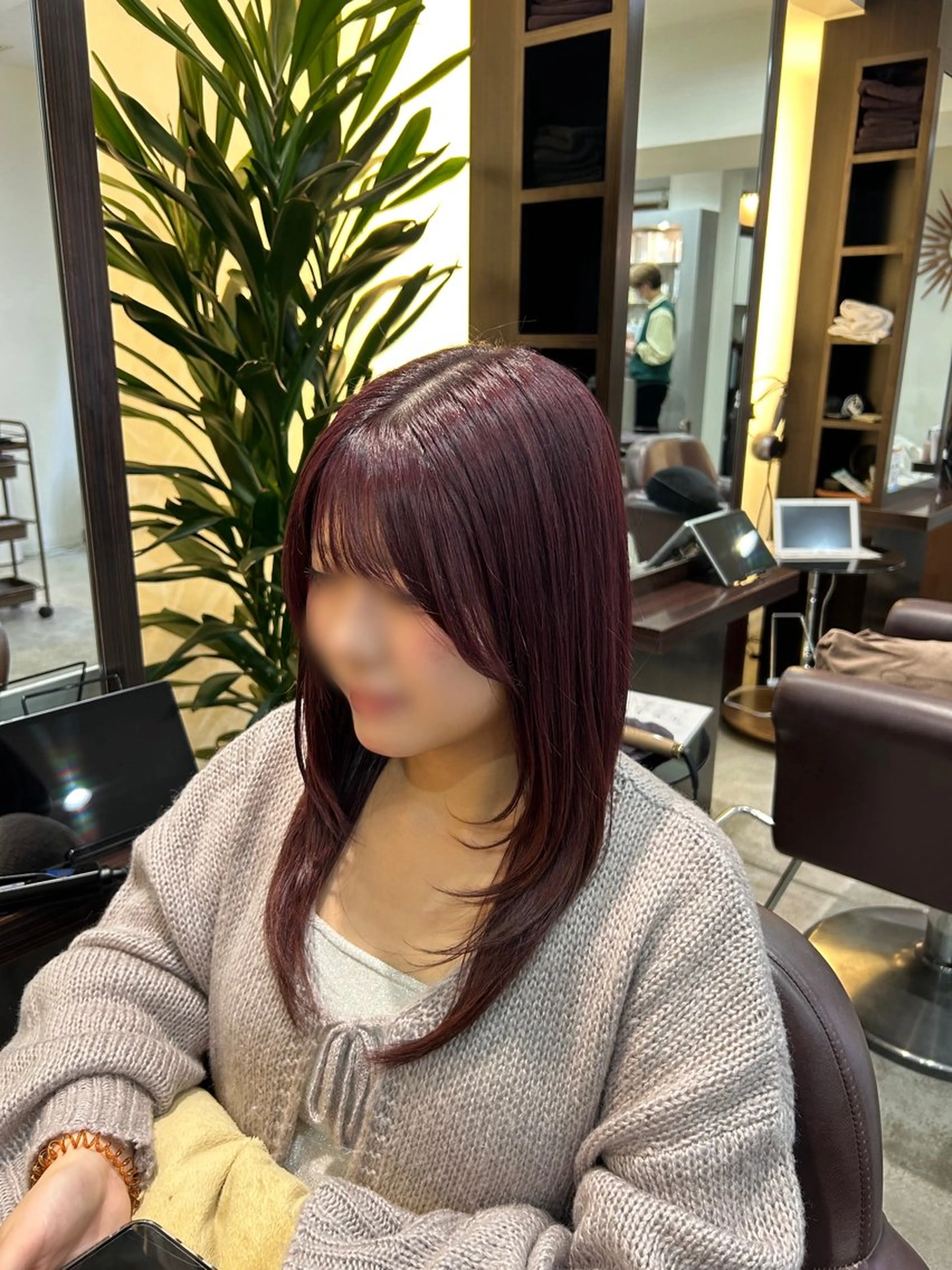 ロング カラー ヘアカラー ヘッドスパ 坂本奈都美 🎀のヘアスタイル