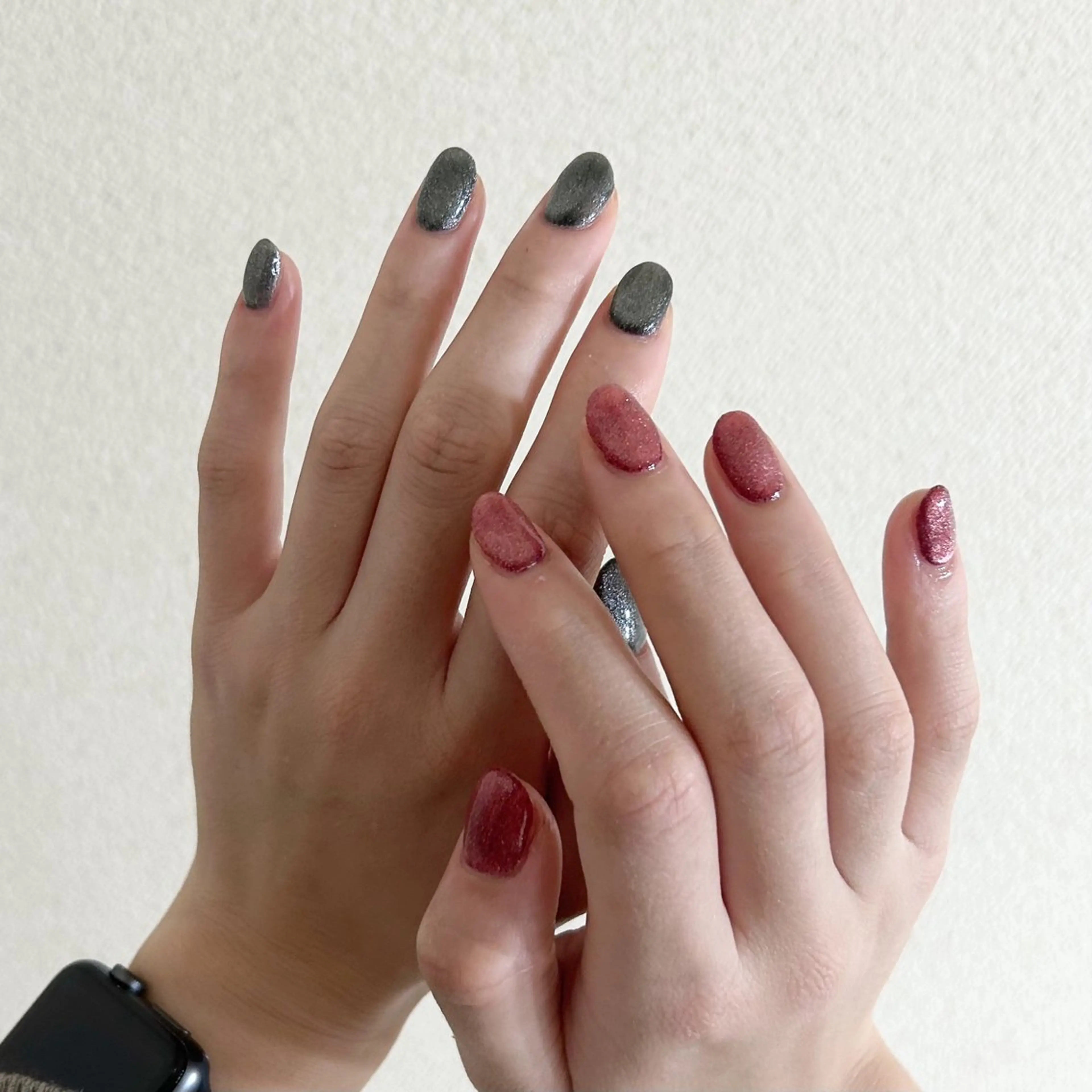 ネイル ブルー フットネイル ジェルネイル キラキラネイル 韓国ネイル RooM -produce by maynail-所属・RooM -mizuki-のネイルデザイン