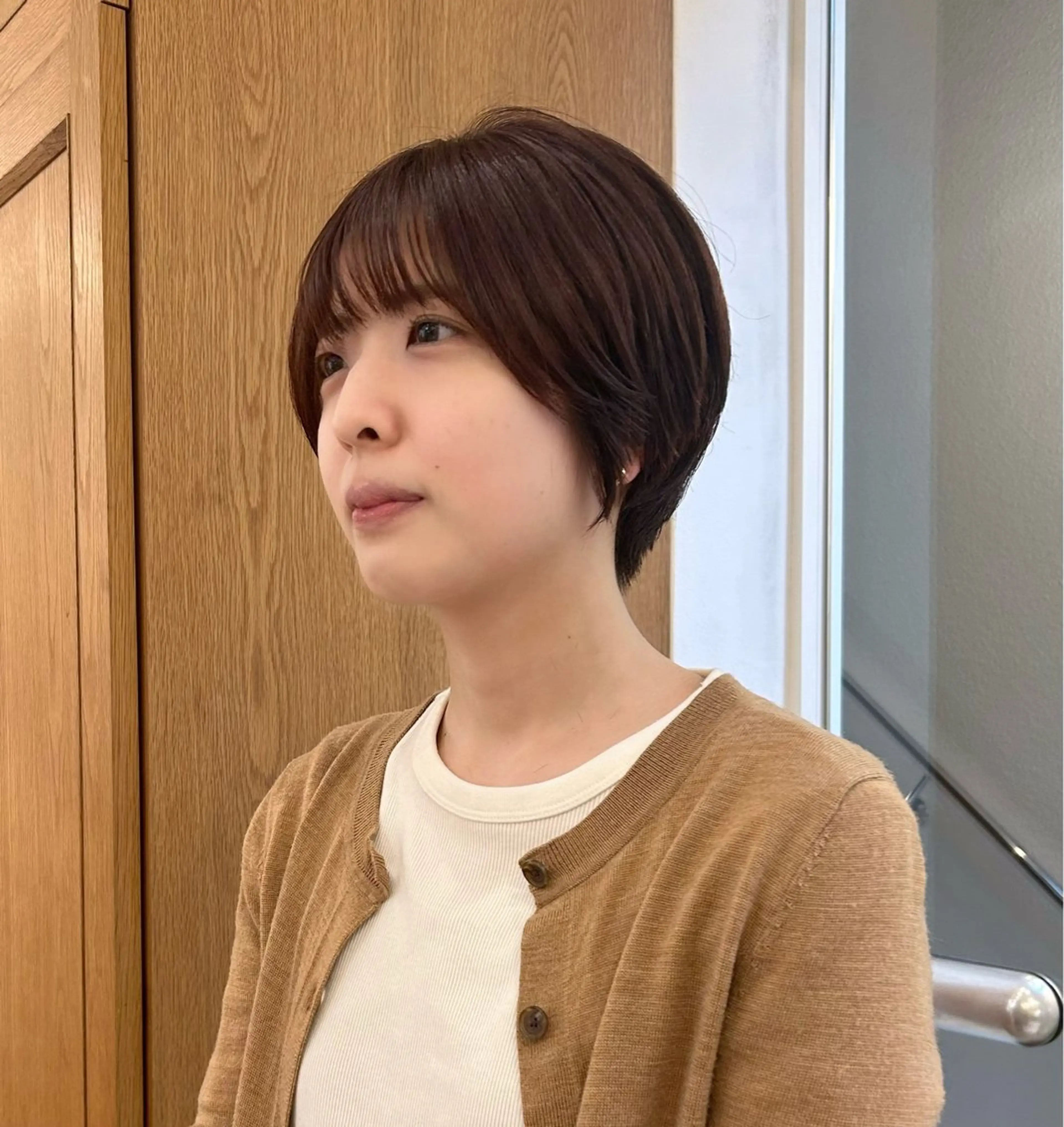 ショート カラー 丸みショート くびれヘア ショートヘア tete nico所属・似合わせ/ヘアカラー nanami🌸のヘアスタイル