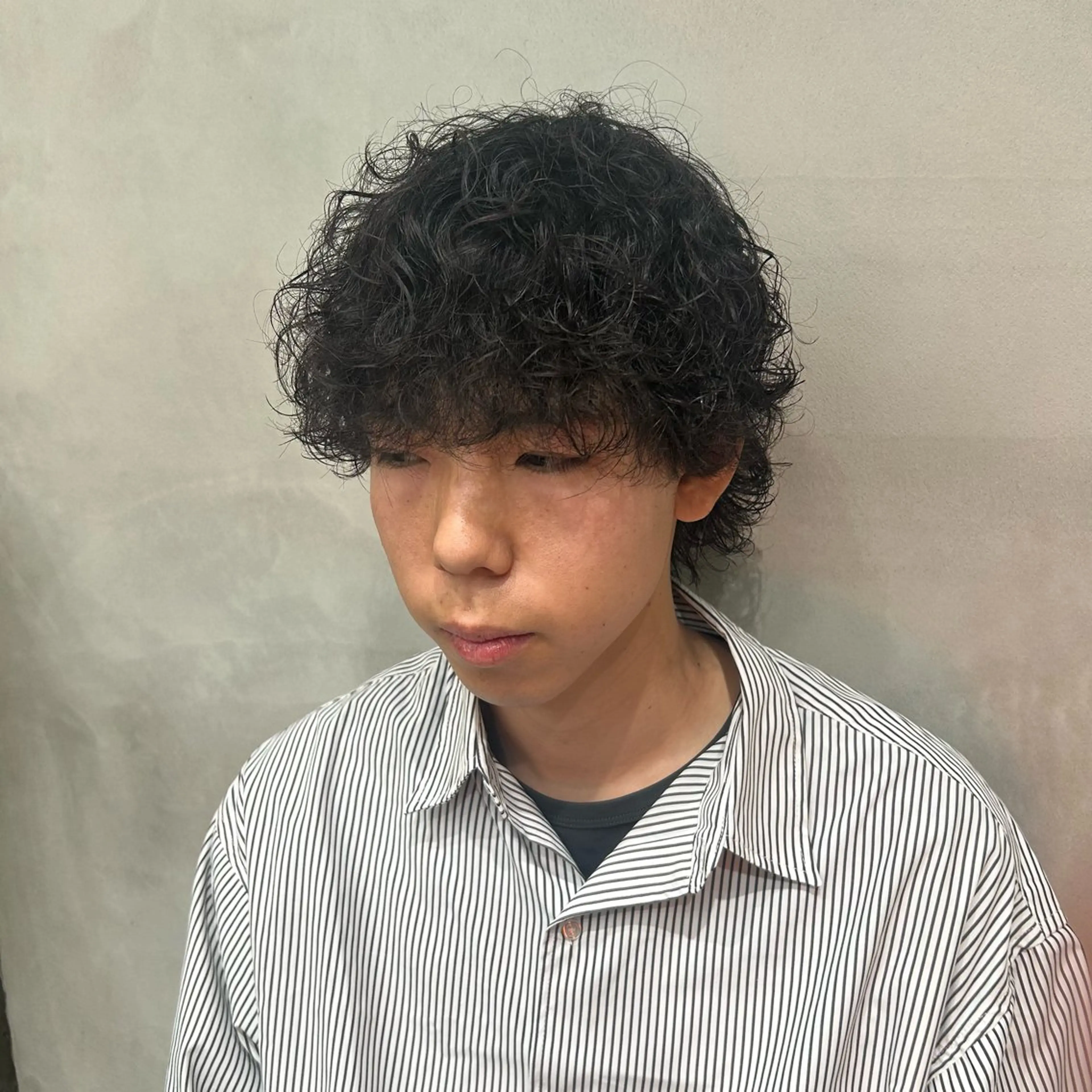 パーマ メンズ カット パーマ fifth 安次富　泰雅のヘアスタイル