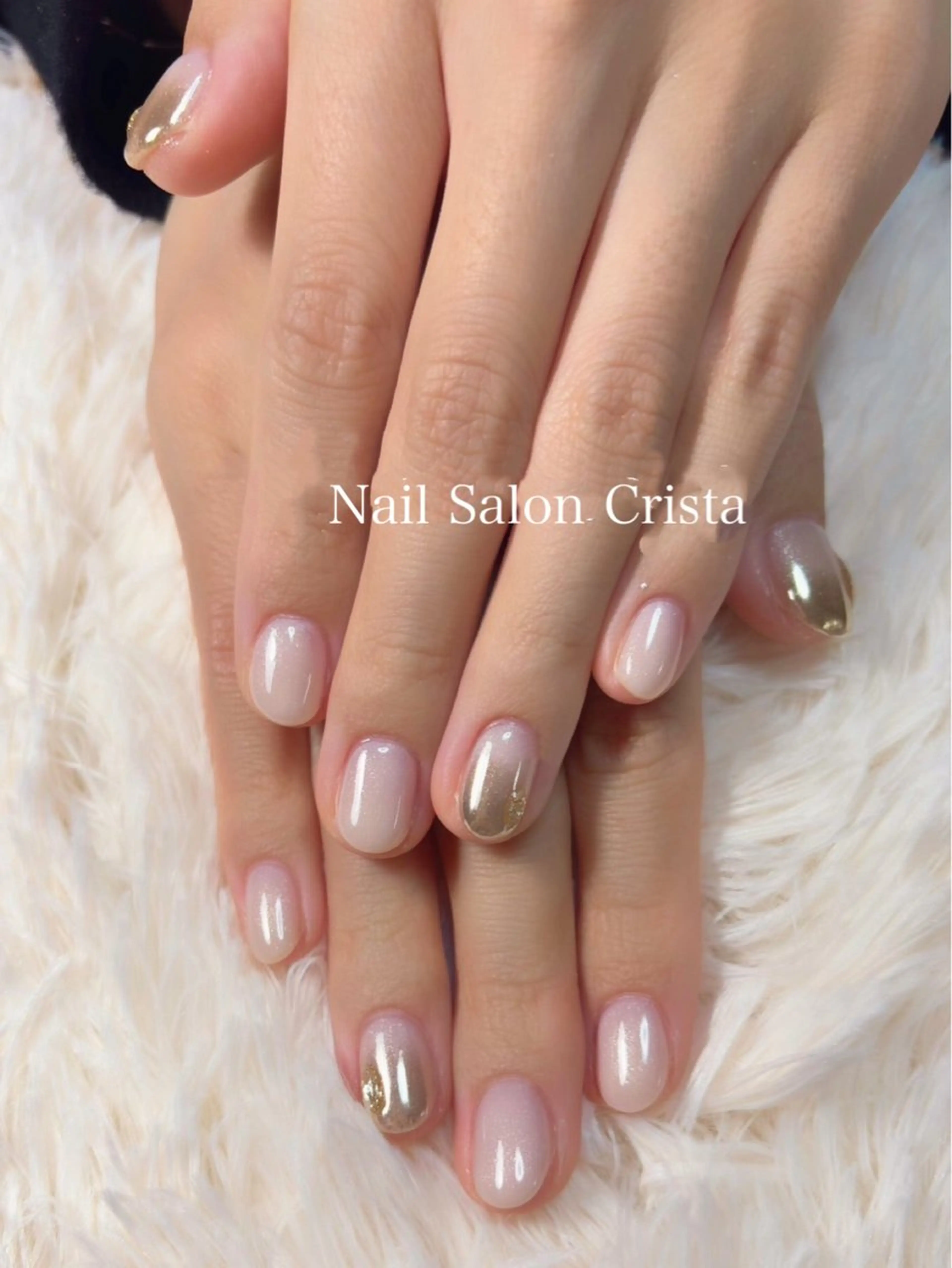 ネイル ジェルネイル ミラーネイル パラジェル CRISTA所属・CRISTA MOMOのネイルデザイン
