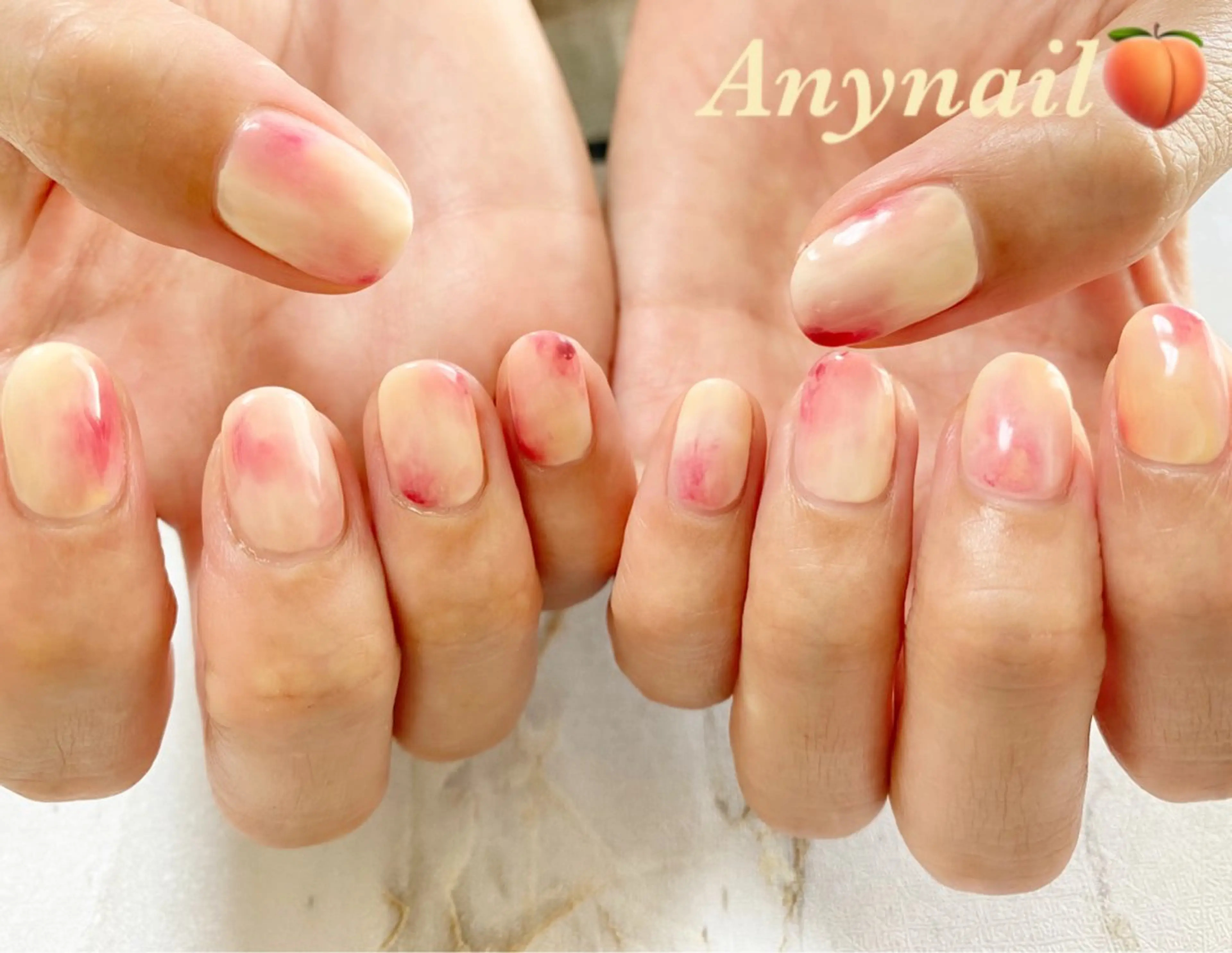 ネイル ブルー ハンドネイル 岩澤 恵子のネイルデザイン