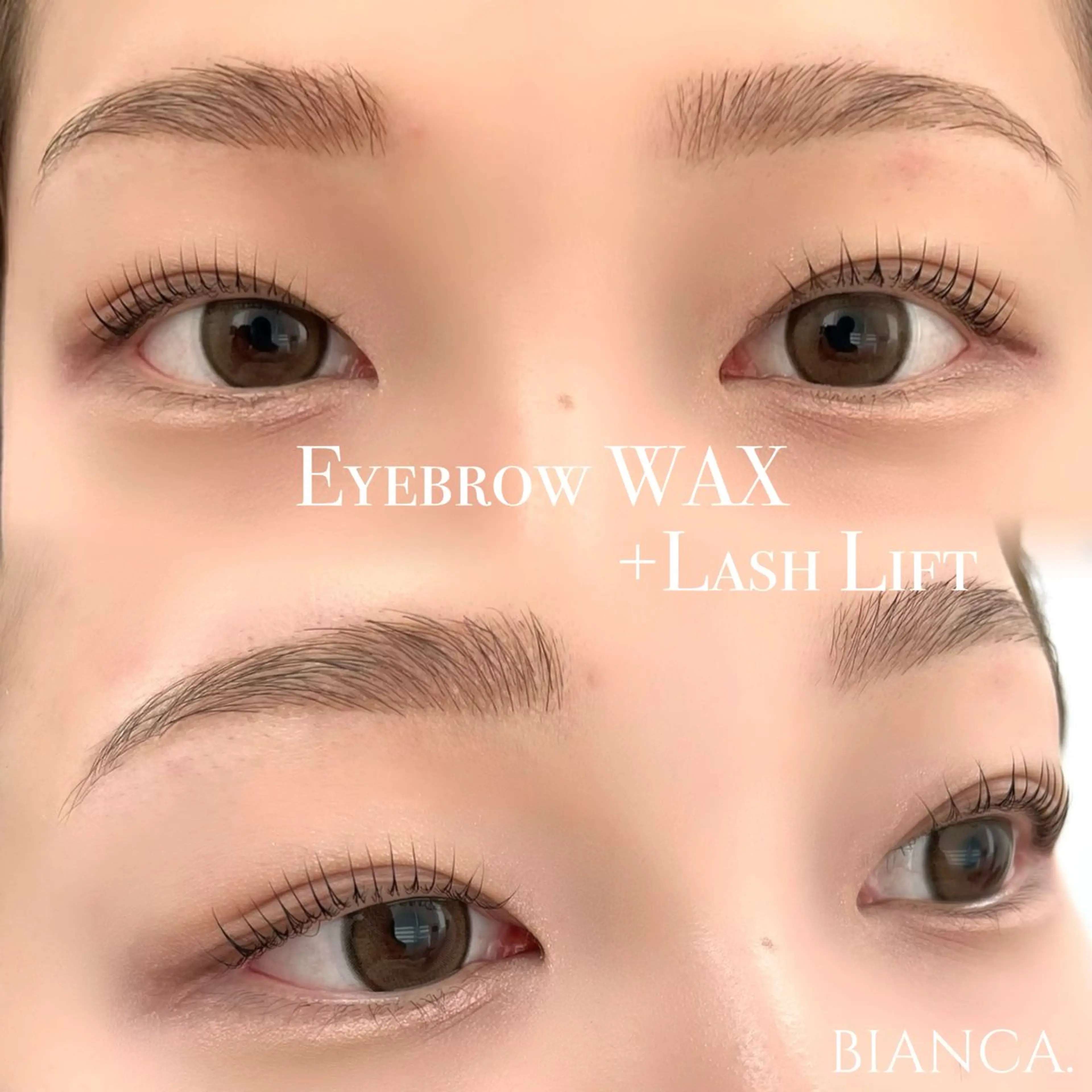 【まつげパーマ上下+アイブロウWAX】まつ毛と眉毛を同時にケアしたい方に♡渋谷♡🕐90分の写真