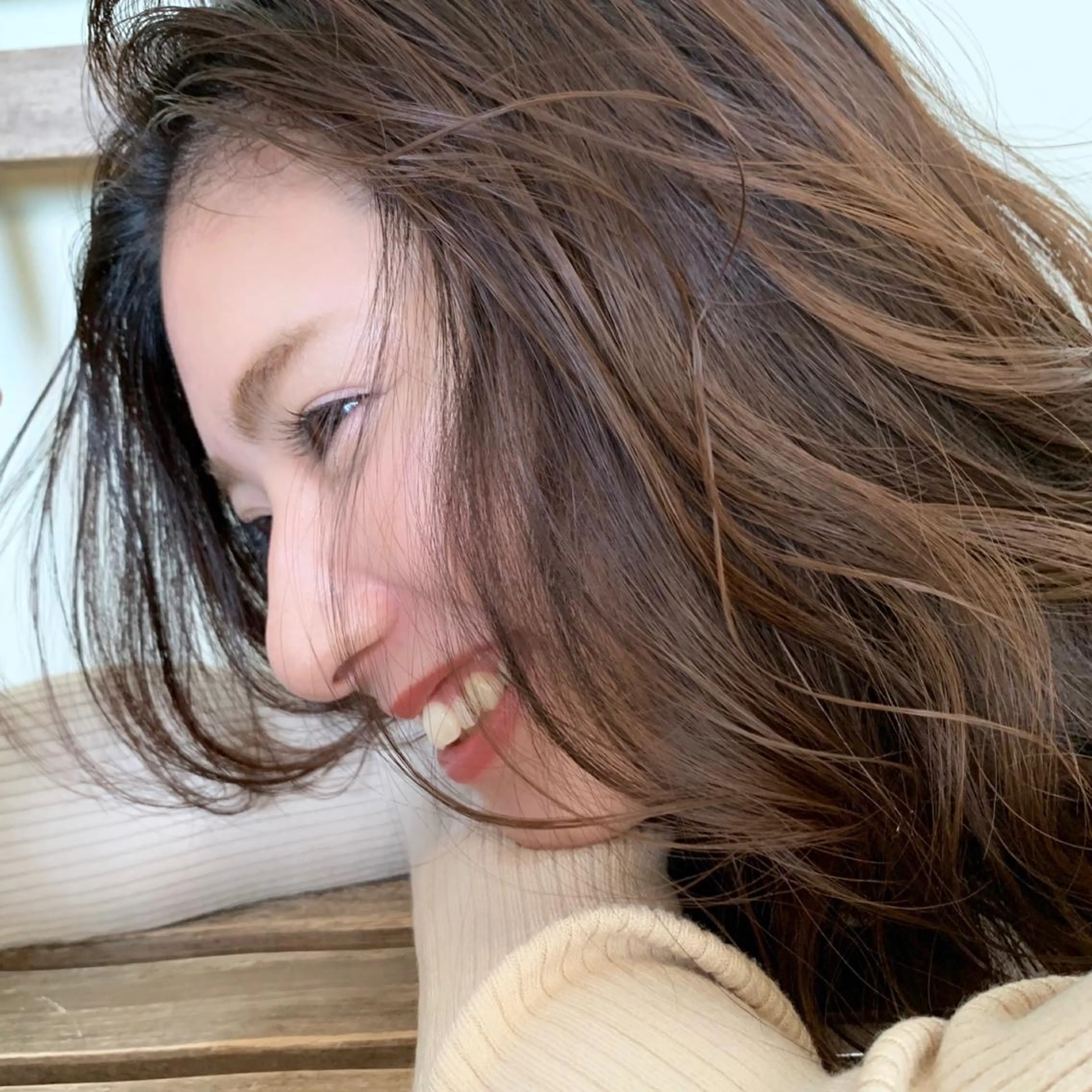 セミロング 上川 美幸のヘアスタイル