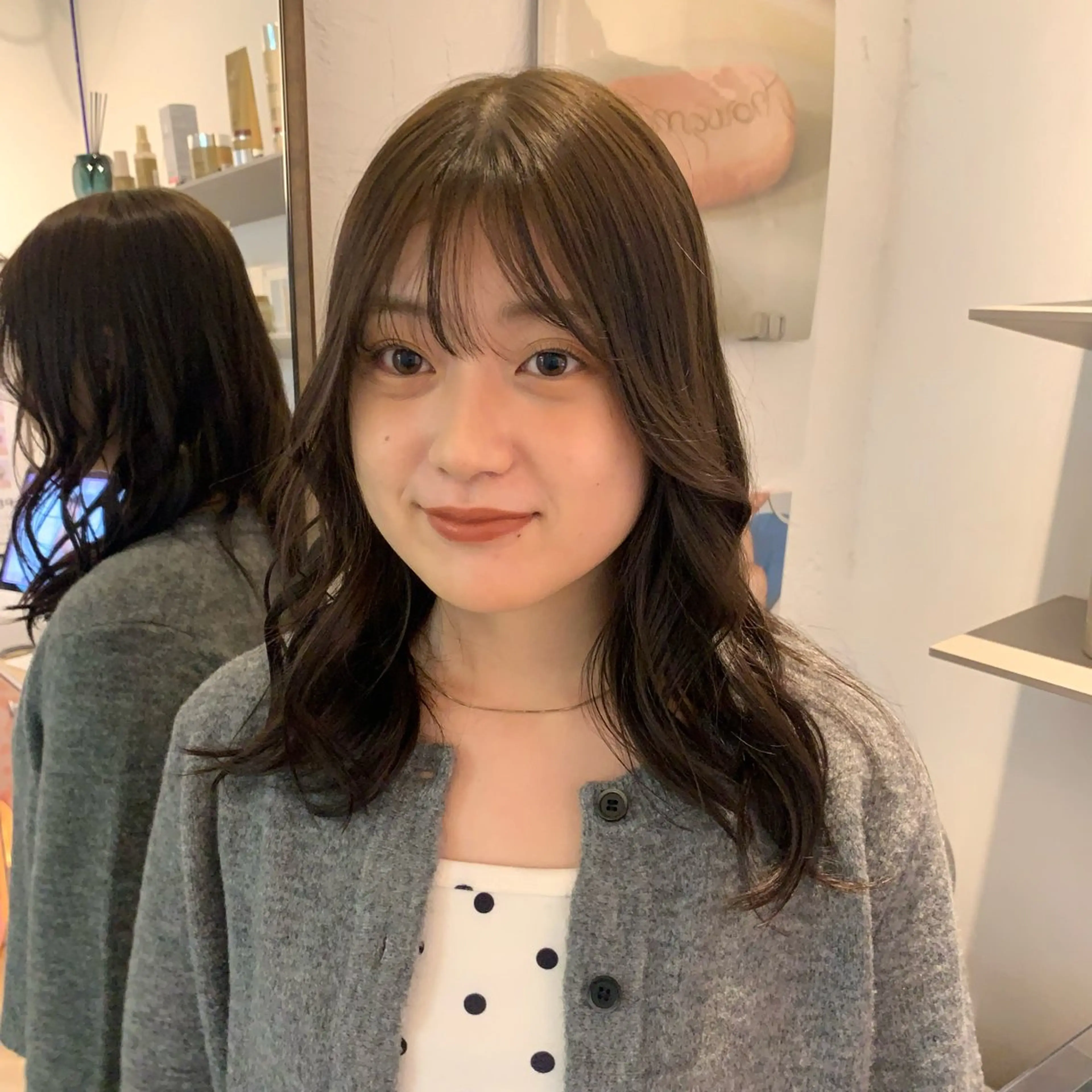 ミディアム カラー ブラウンカラー オリーブブラウン ヘアカラー MARIKA 透明感 / 透け感ヘア🪄のヘアスタイル