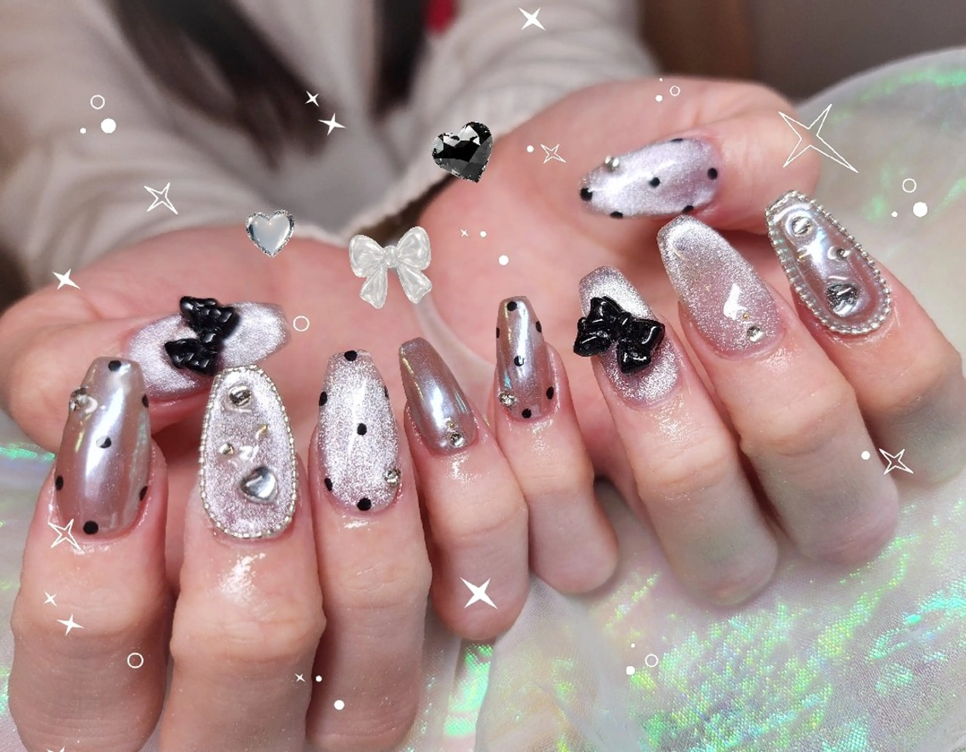 ネイル ハンドネイル 💜bora .のネイルデザイン