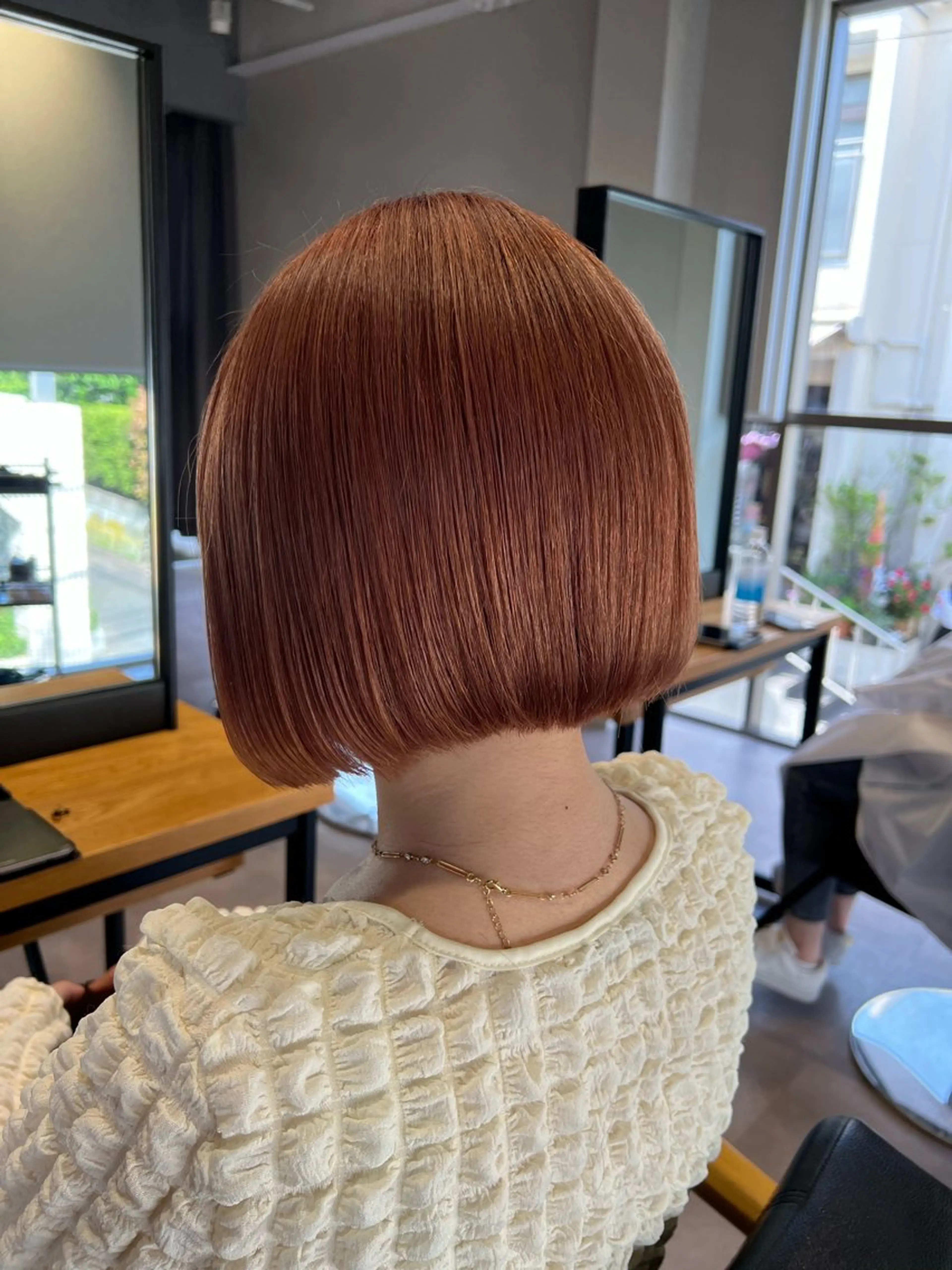 ミディアム カラー 縮毛矯正 トリートメント 韓国風/オシャレ /縮毛矯正/滝口琴未のヘアスタイル