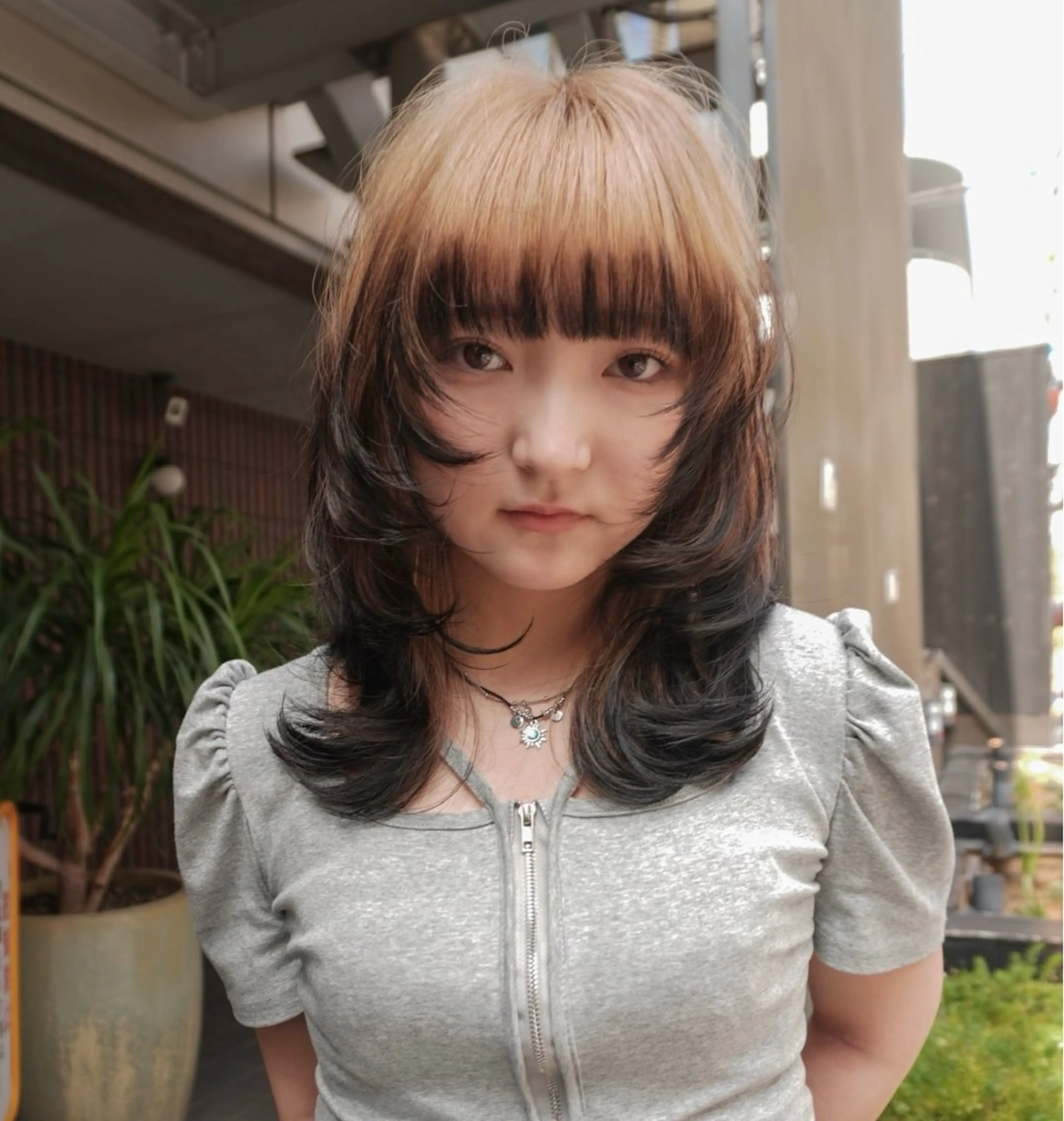 ロング レイヤーカット カット レイヤー／デザイン カット／ヒナノのヘアスタイル