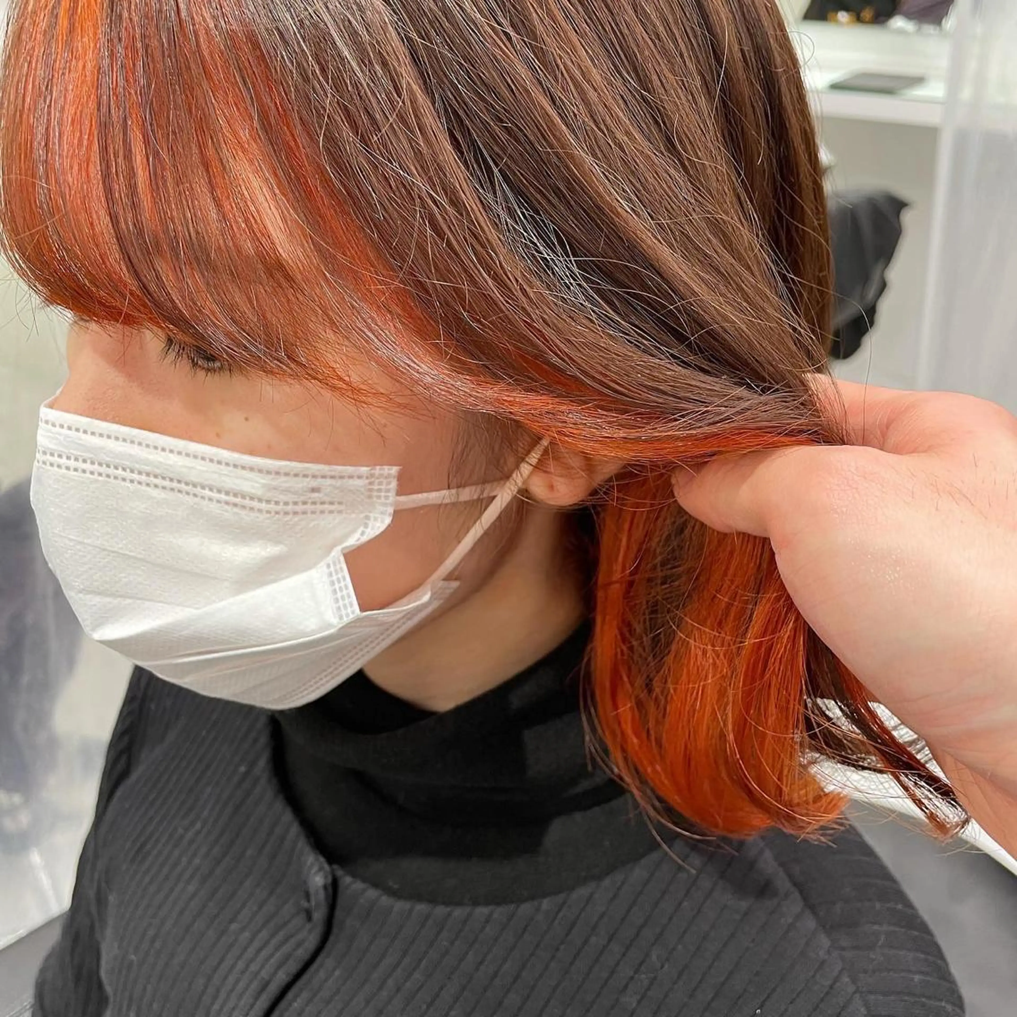 ミディアム カラー ヘアアレンジ 🤍ベージュ×艶髪 🤍Ryuta🤍のヘアスタイル