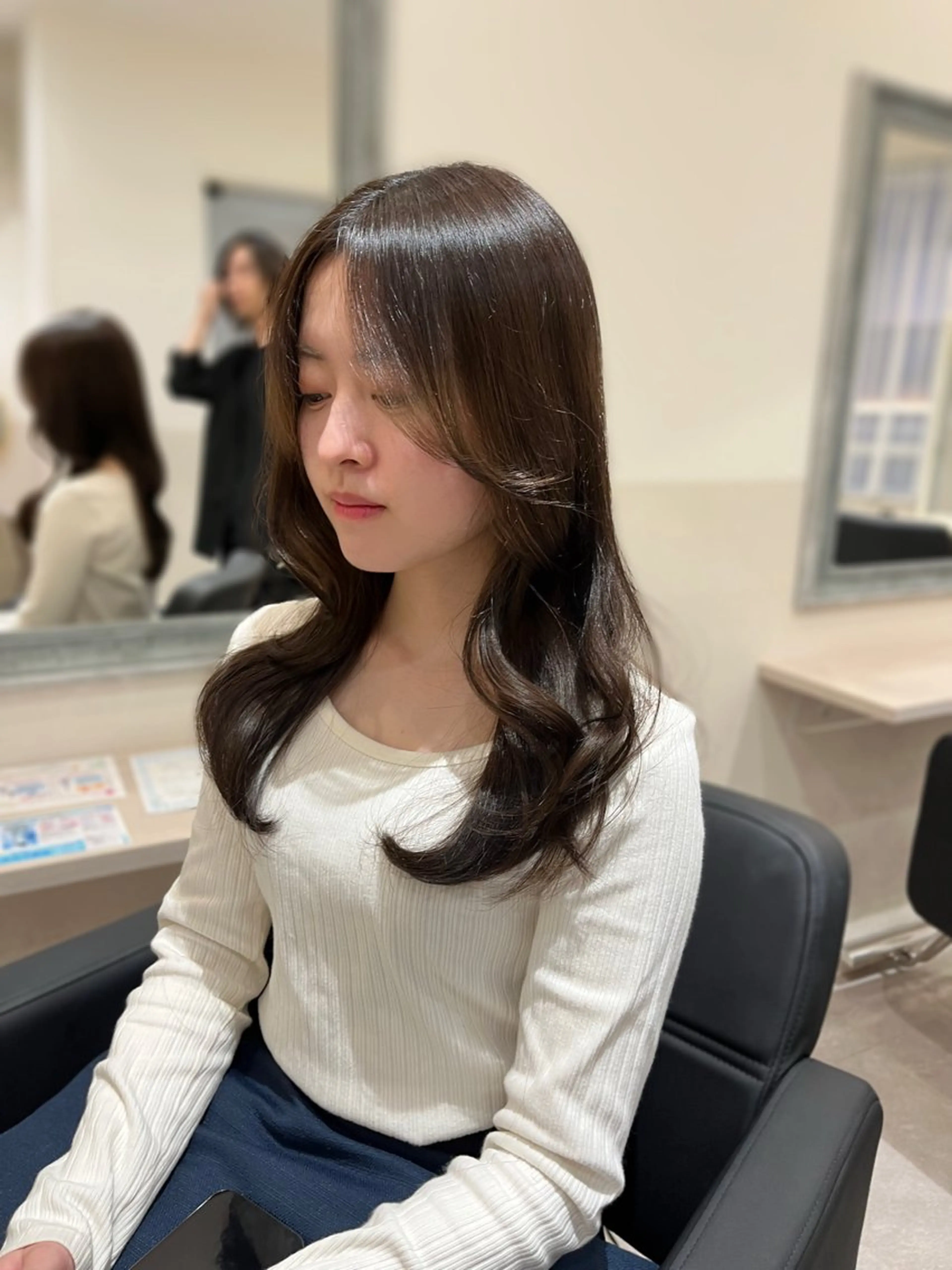 ロング Nerine 北千住所属・堤　葵生/韓国ヘア/ 透明感カラーのヘアスタイル