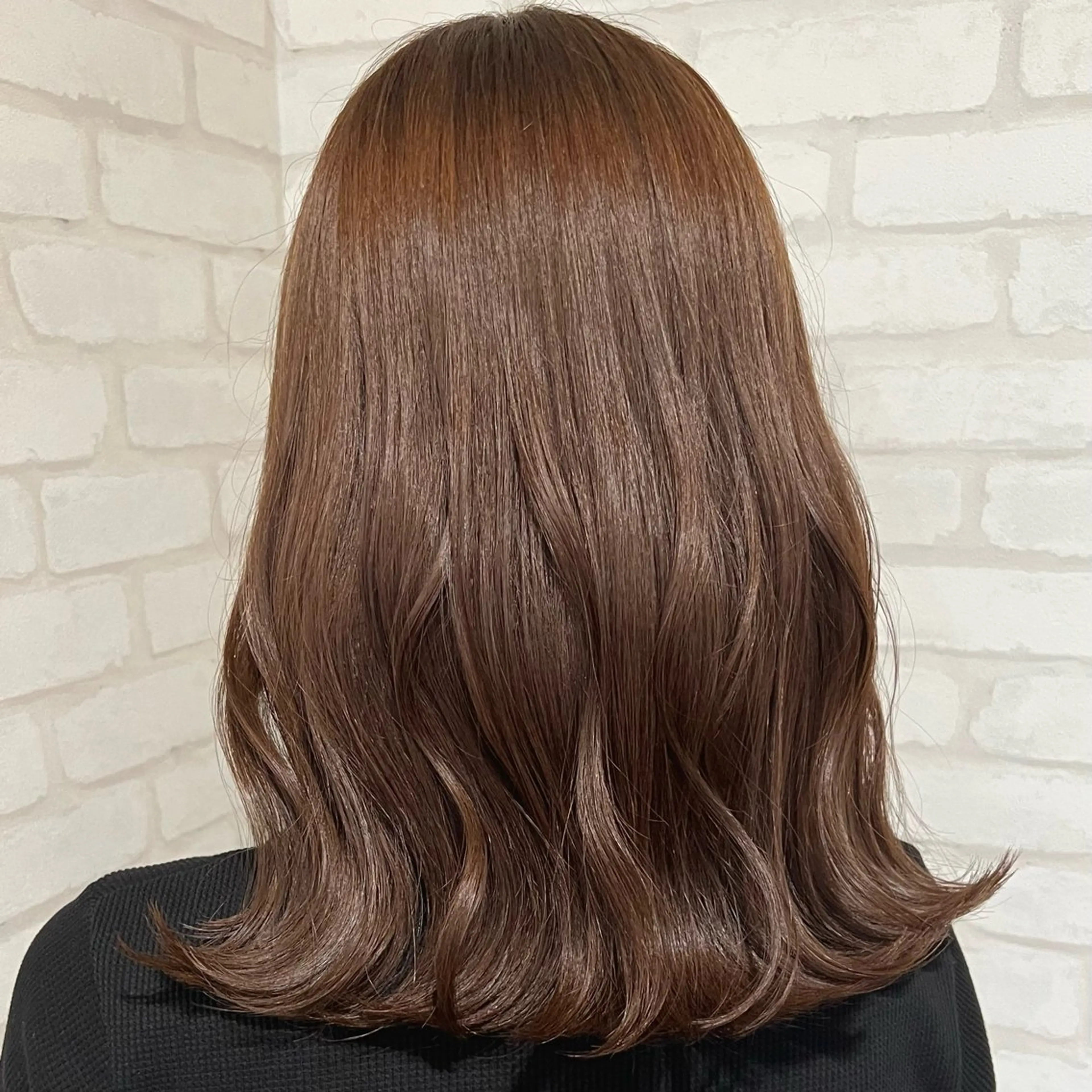 🌈【人気No.2 ブリーチ無し透明感カラー🫧】🌈似合わせカット➕透明感カラー➕内部補修3stepトリートメントの写真