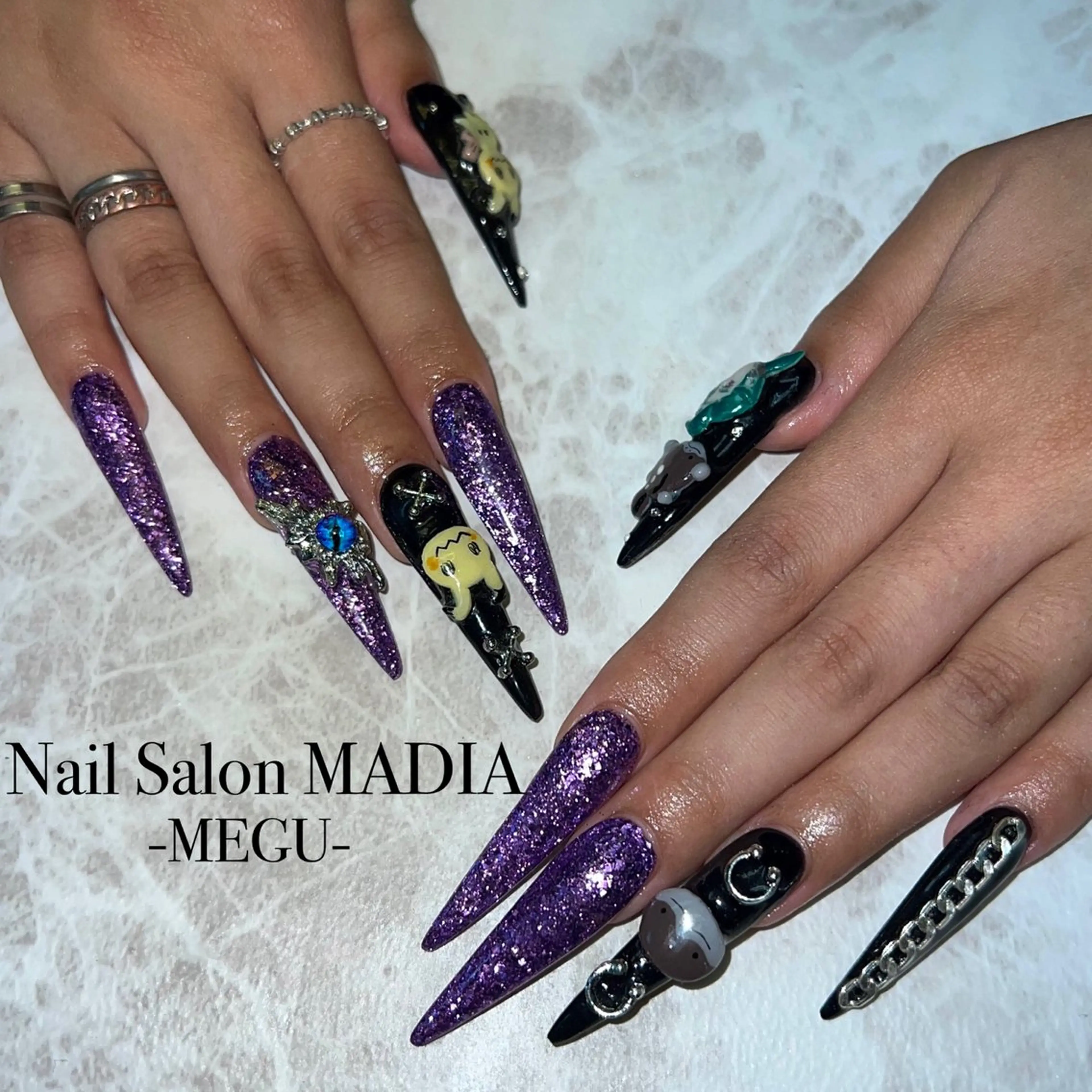 ネイル MADIA藤沢所属・MADIA MEGUのネイルデザイン