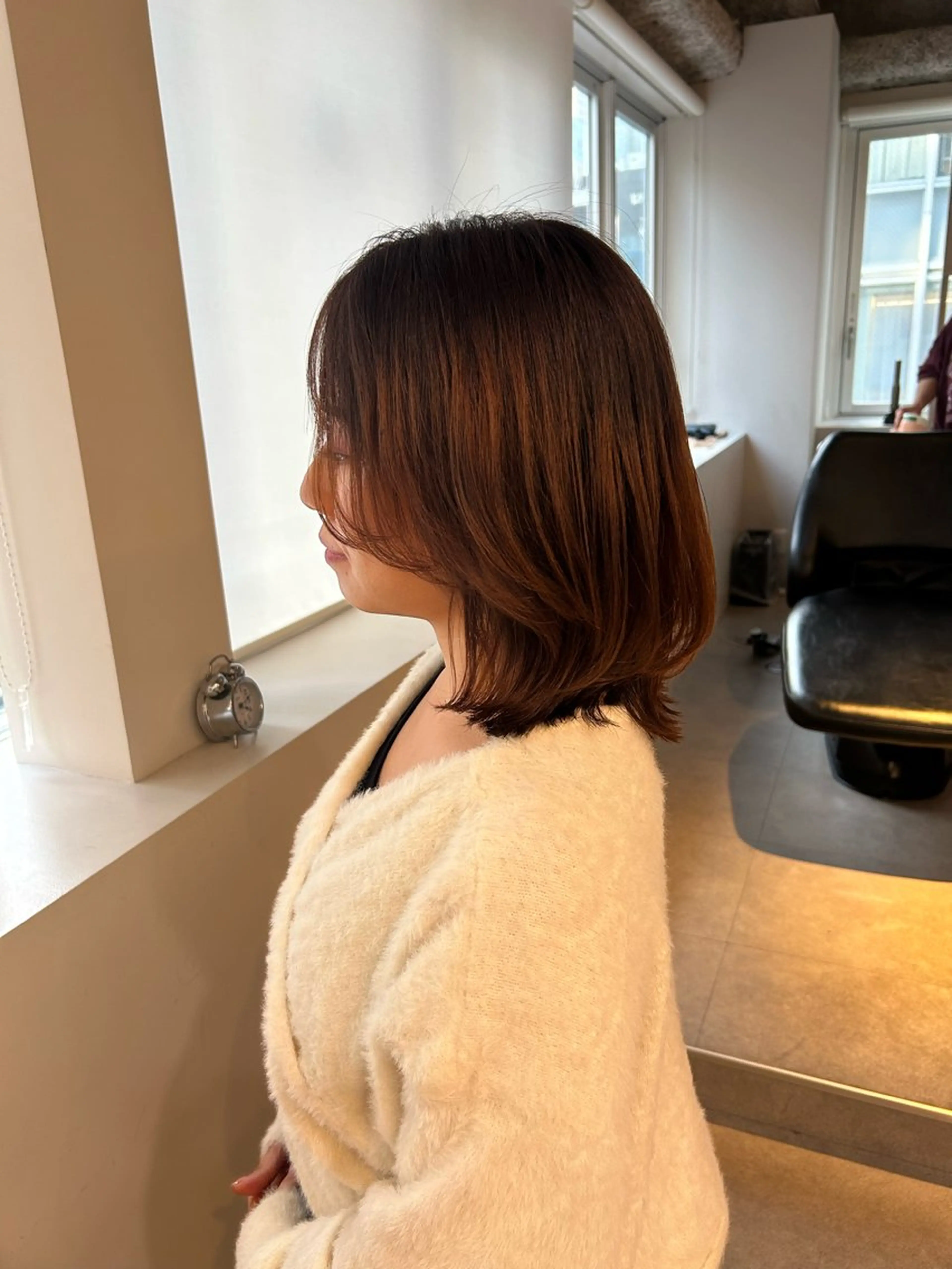 ミディアム ミディアムレイヤー レイヤーカット MASHU chayamachi店所属・梅田/カットモデル /sayaのヘアスタイル