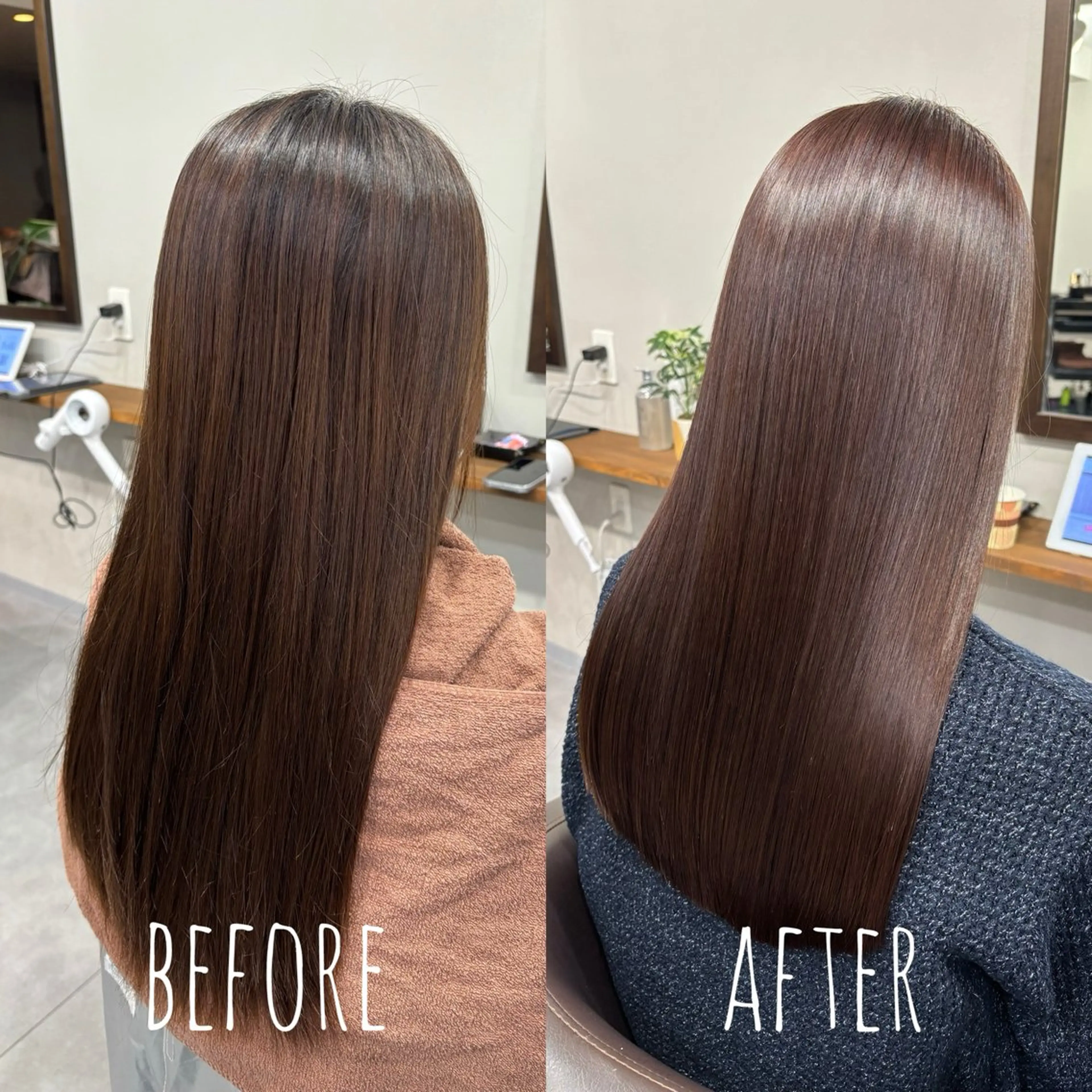 ロング カット ヘアカラー トリートメント 縮毛矯正、髪質改善／ 松田 龍之介のヘアスタイル