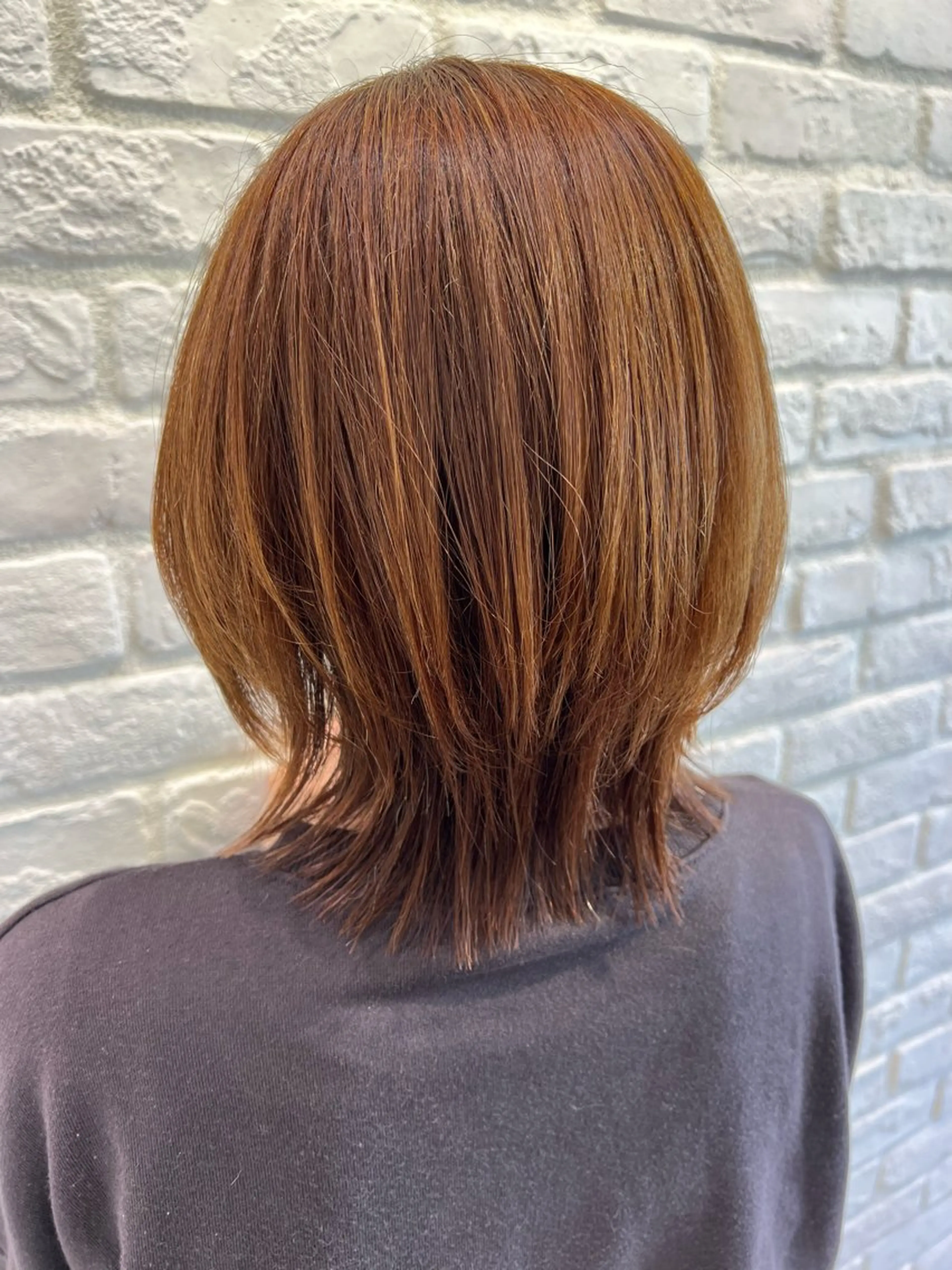 ミディアム mama美容師 たかはし みくのヘアスタイル