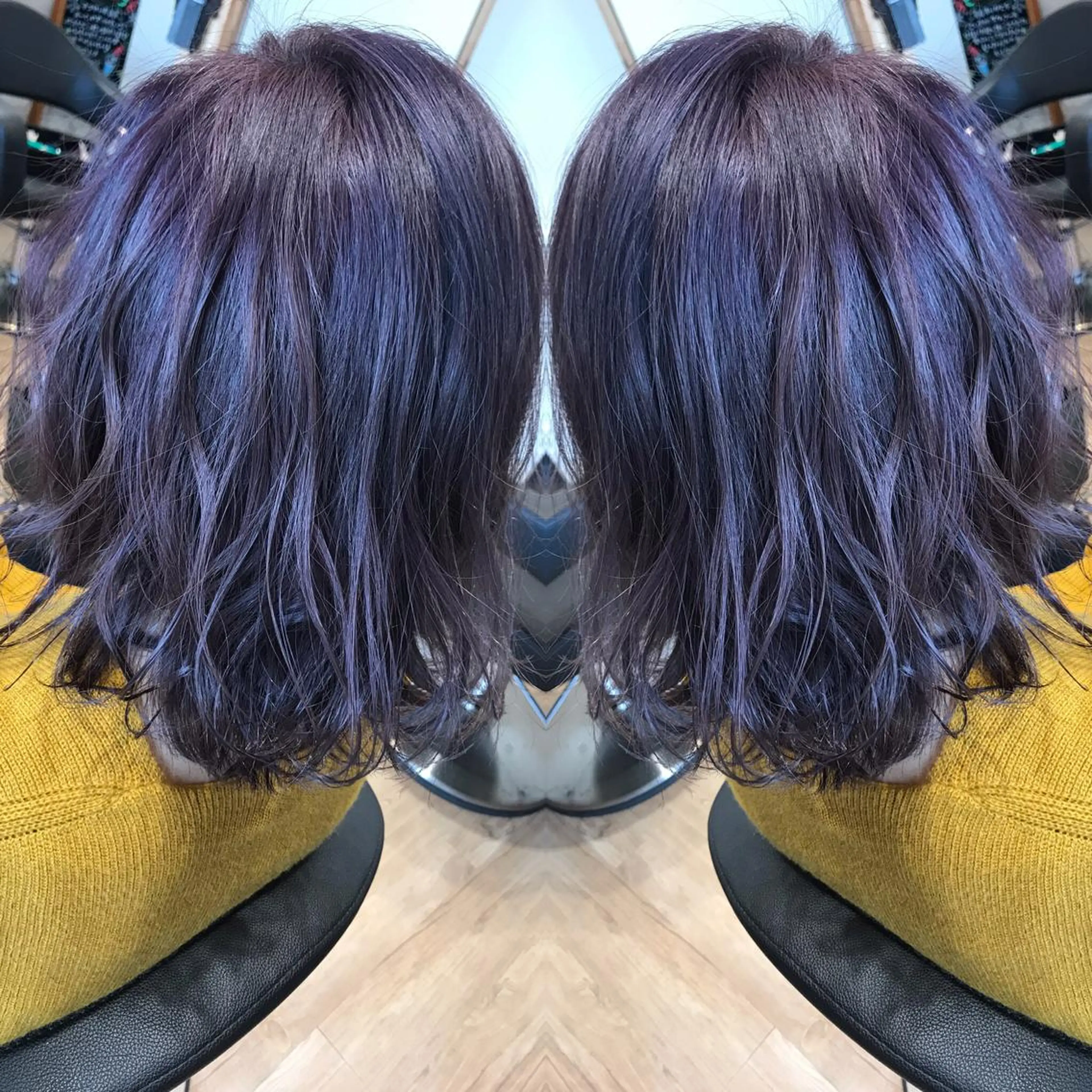 ショート カラー アディクシーカラー ラベンダーカラー ヘアカラー 大久保 隆蔵のヘアスタイル