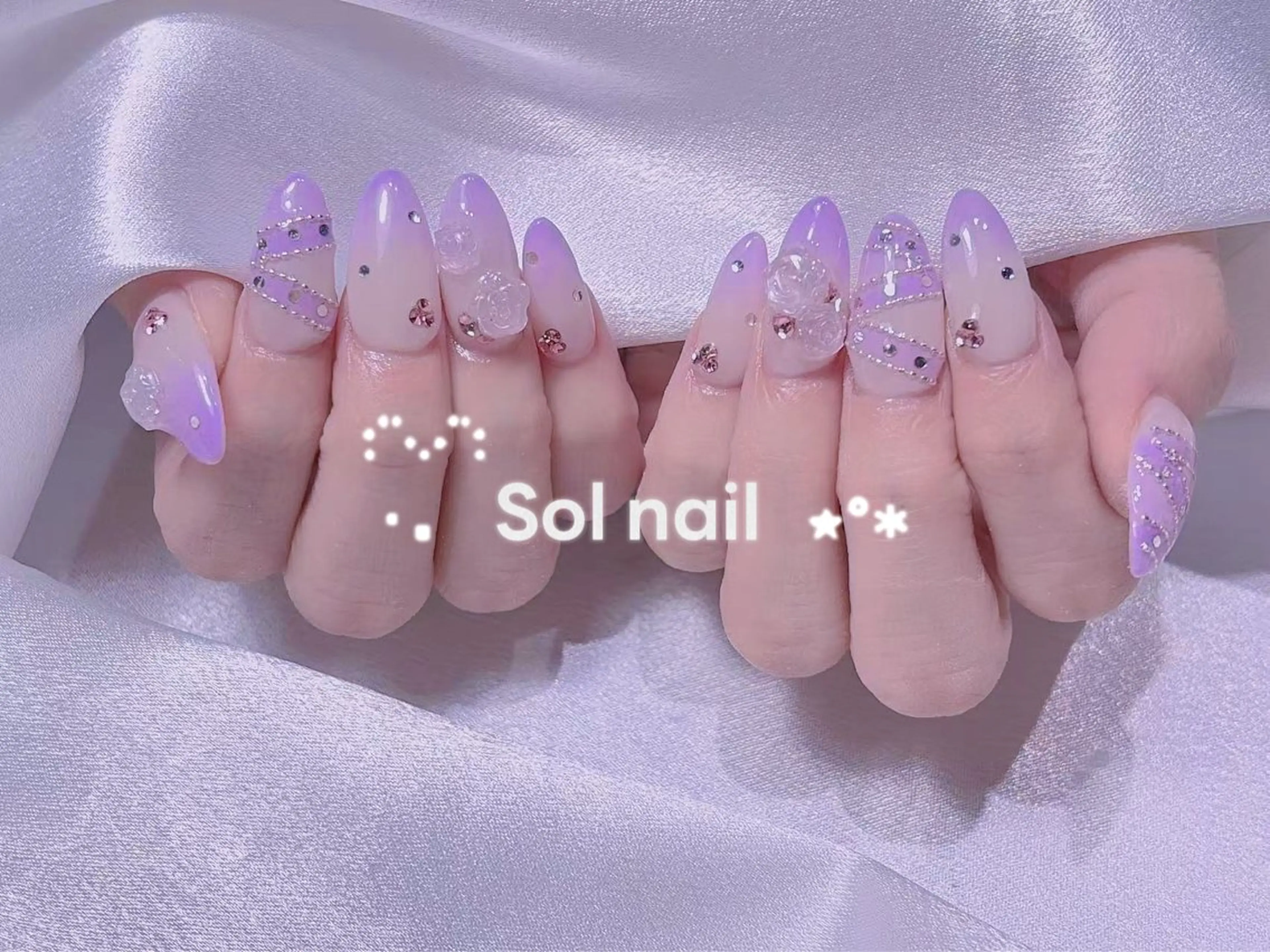 ネイル ハンドネイル 長さだし専門店 M2 rikaのネイルデザイン