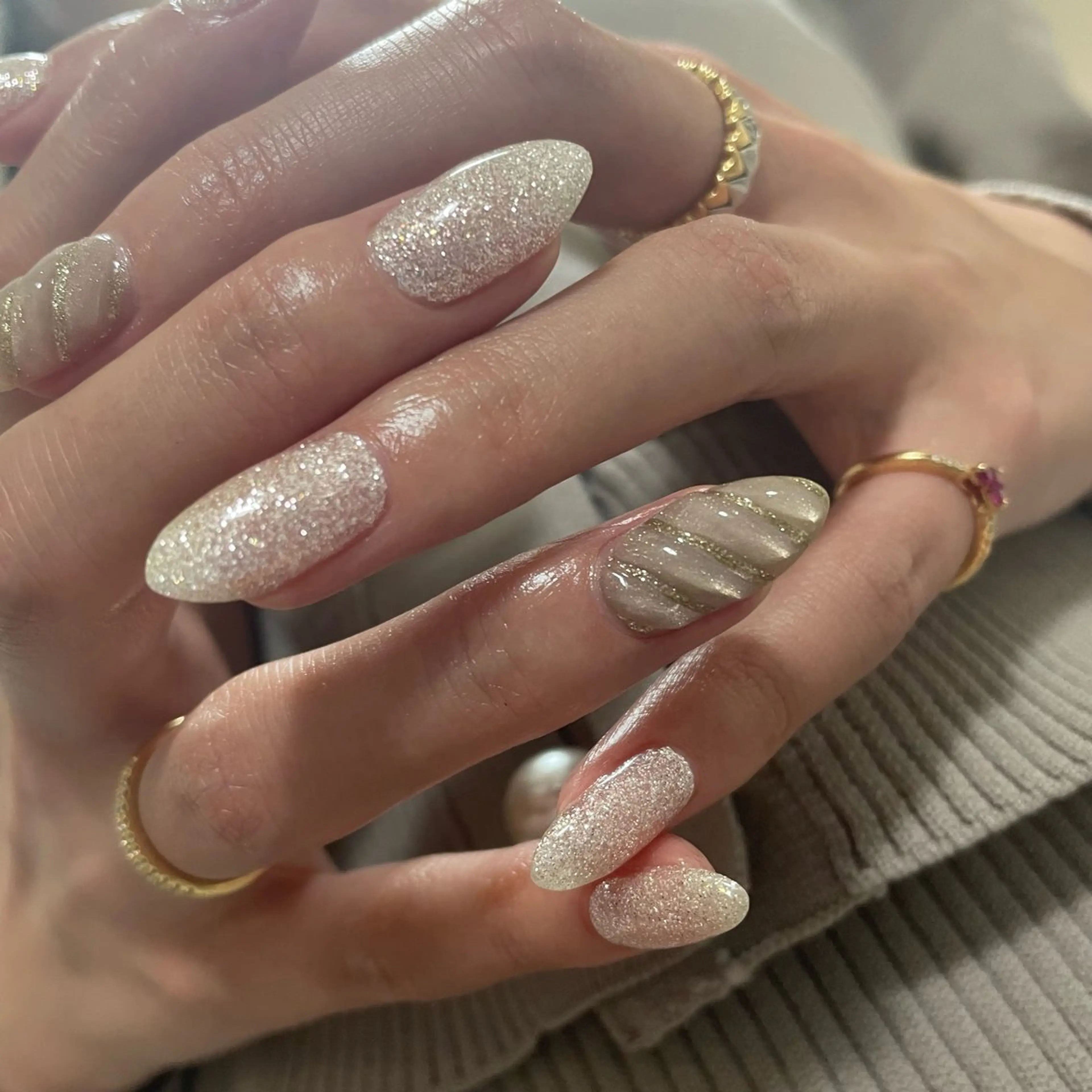 ネイル アートネイル 冬ネイル クリスマス ハンドネイル hazuki / Salon Biのネイルデザイン