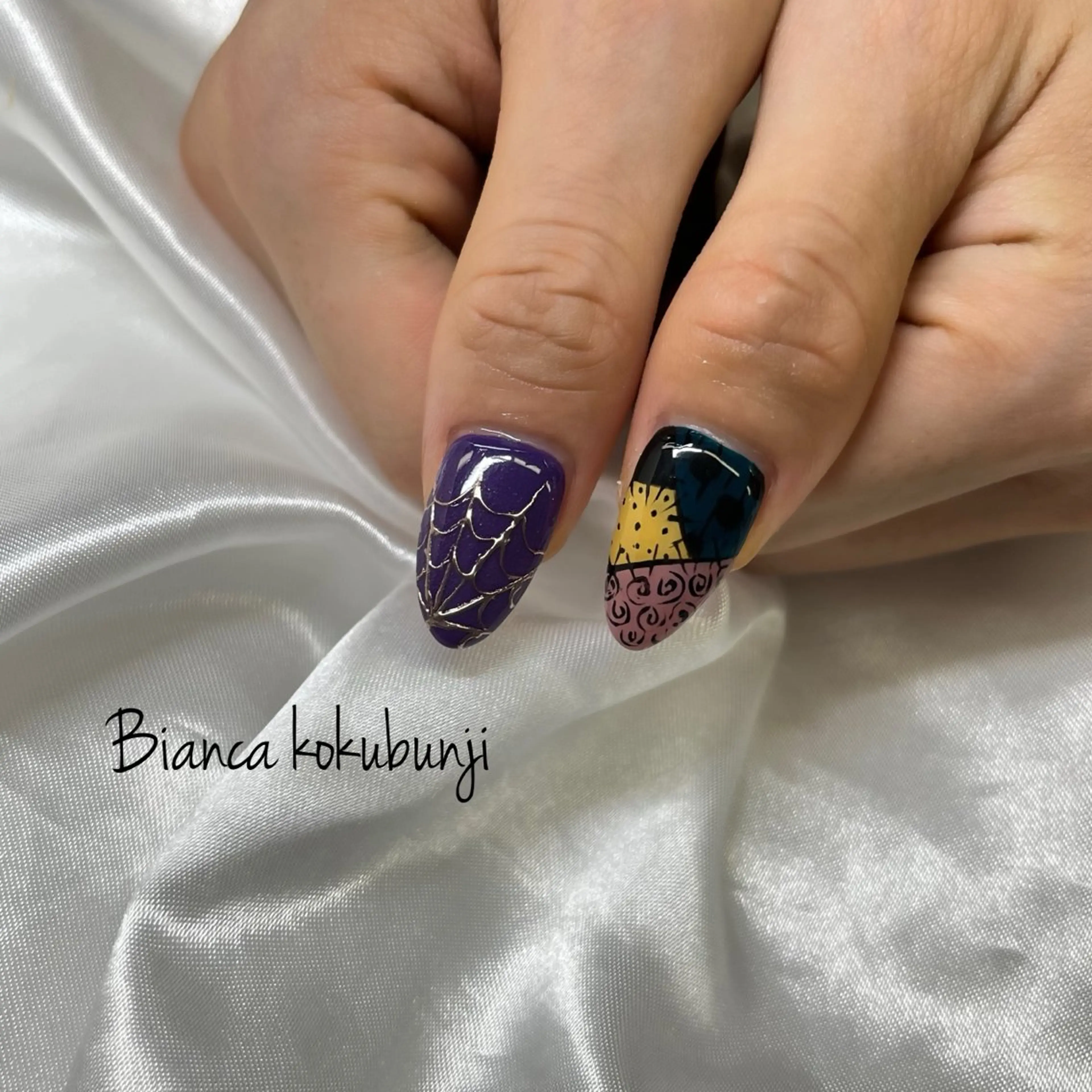 ネイル 持ち込み ハンドネイル Bianca☁国分寺 🤍店長/黒木愛美のネイルデザイン