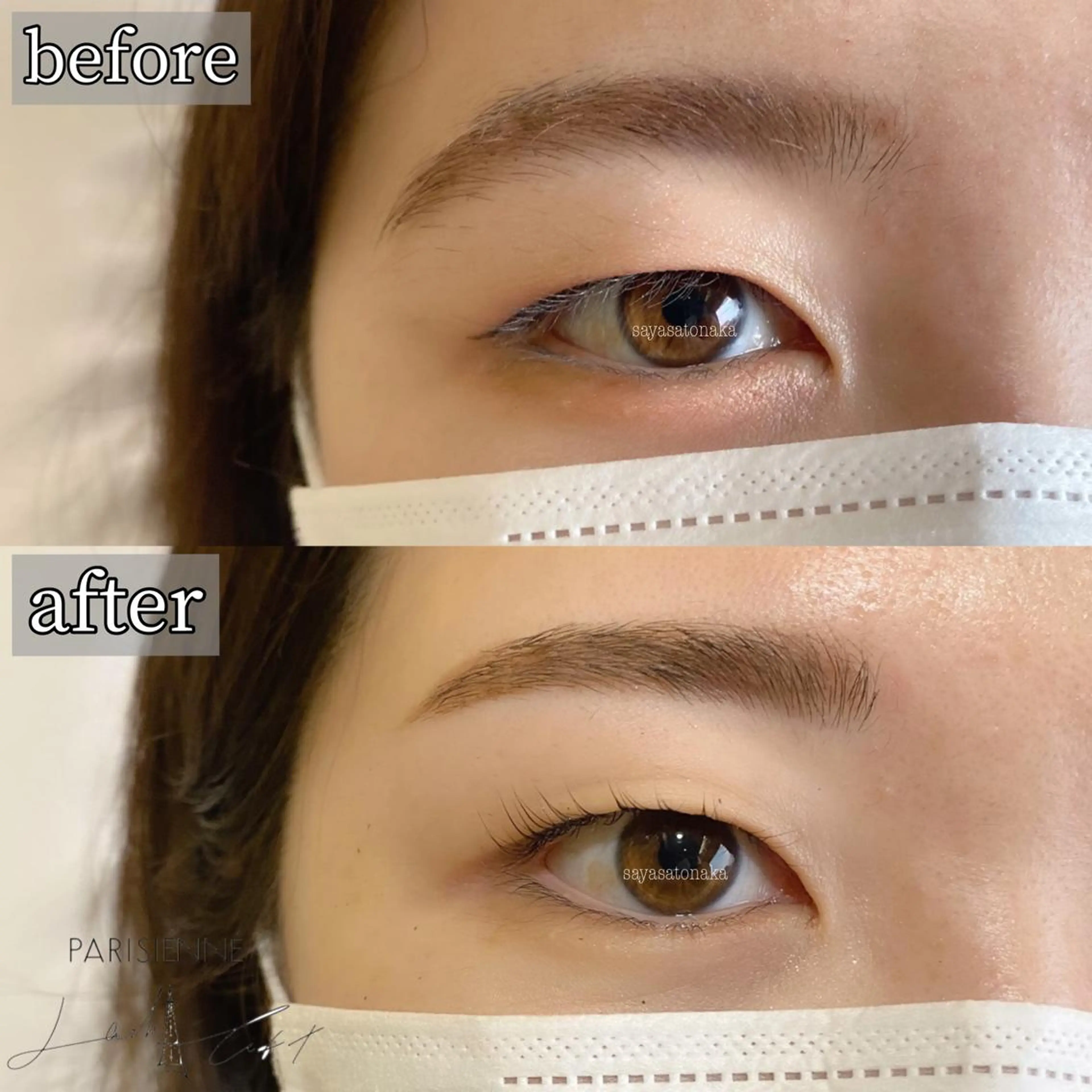 マツエク・マツパ アイブロウ mignon by Happiness 高の原店所属・ミニヨン高の原店 ☀️里中紗耶🦋のマツエク・マツパデザイン
