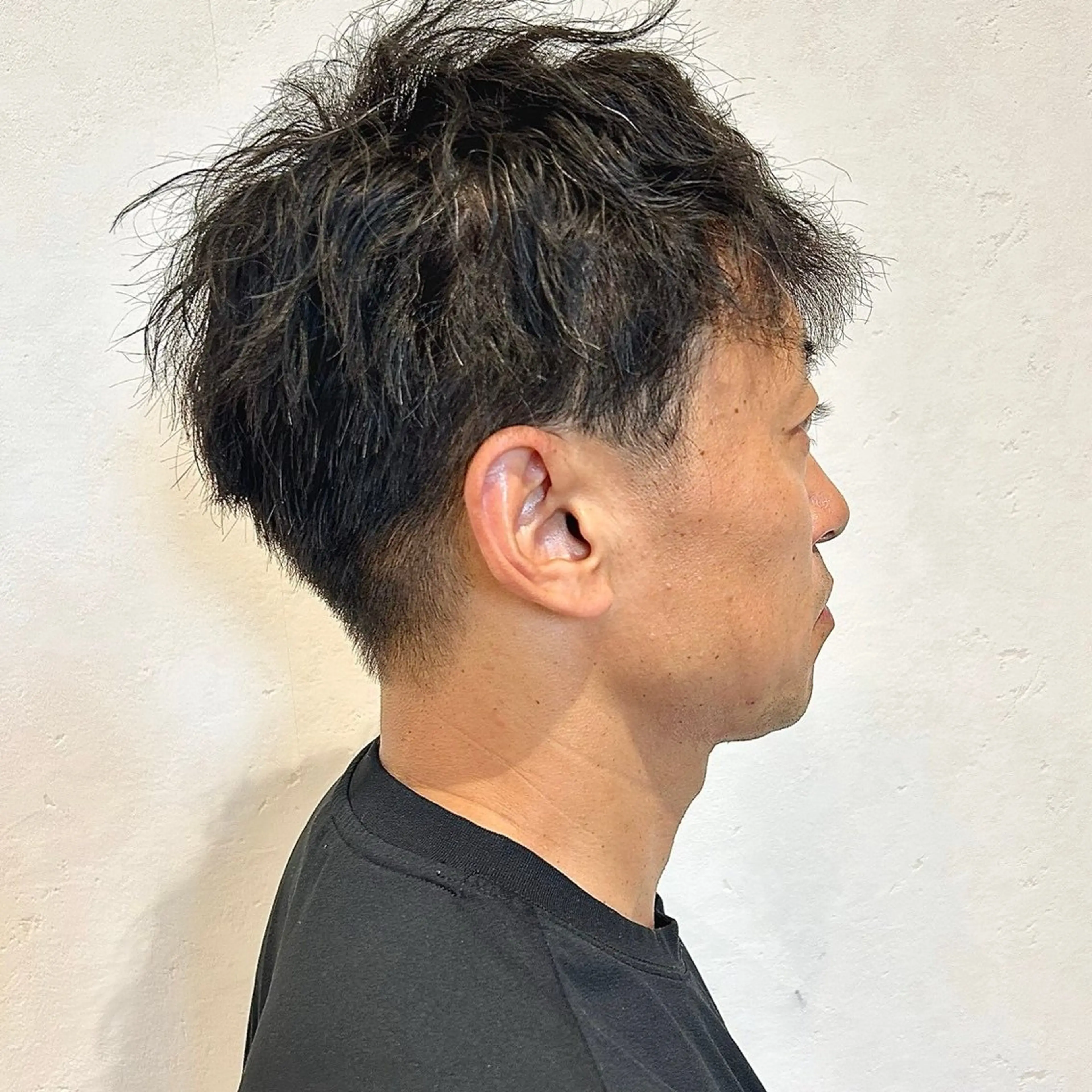 パーマ メンズ センターパート マッシュ メンズパーマ スパイキーショート ツイストスパイラルパーマ カット パーマ 🍒中川葵久美🍒 メンズ/パーマのヘアスタイル