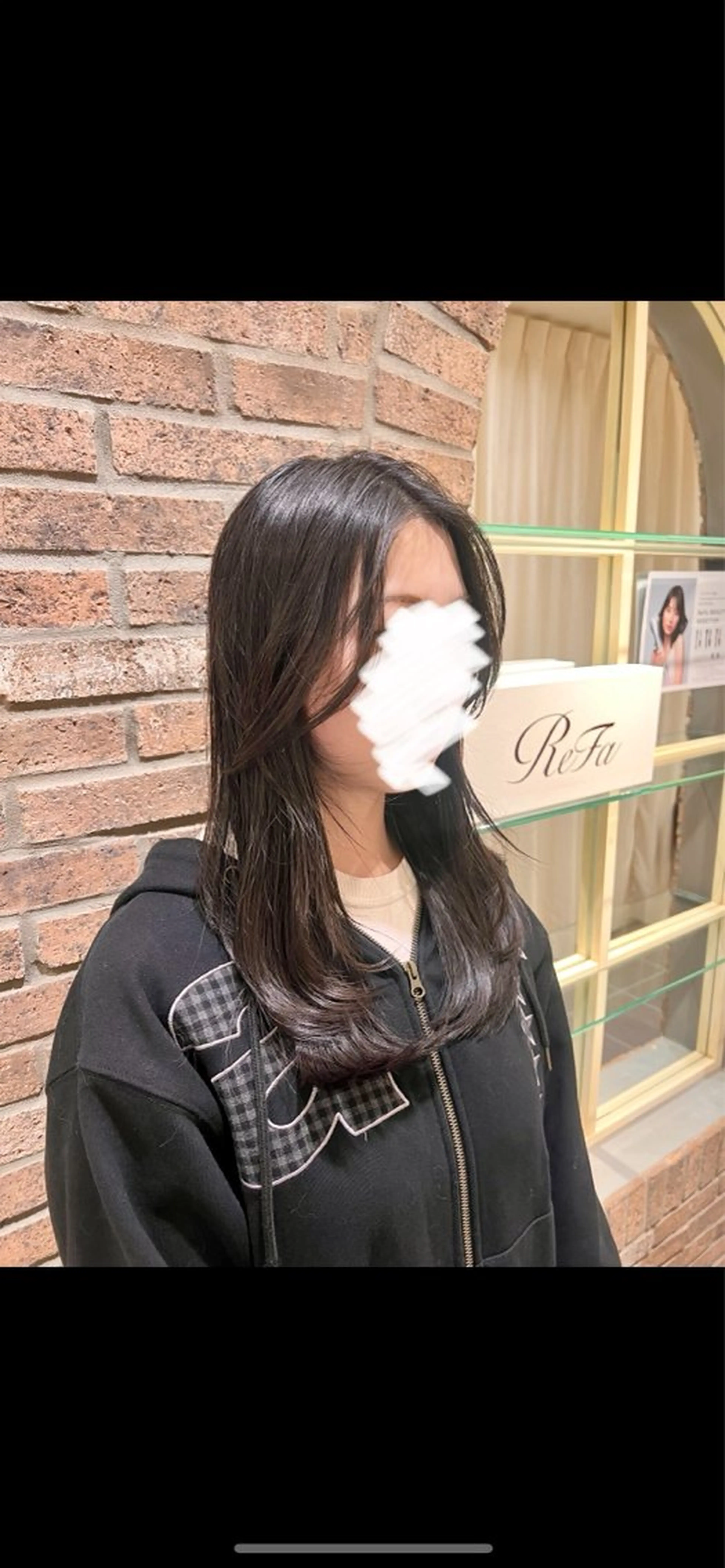 セミロング ハッシュカット レイヤーカット カット トリートメント 似合わせ·ストレート /サカキ ヒナタ🌻のヘアスタイル