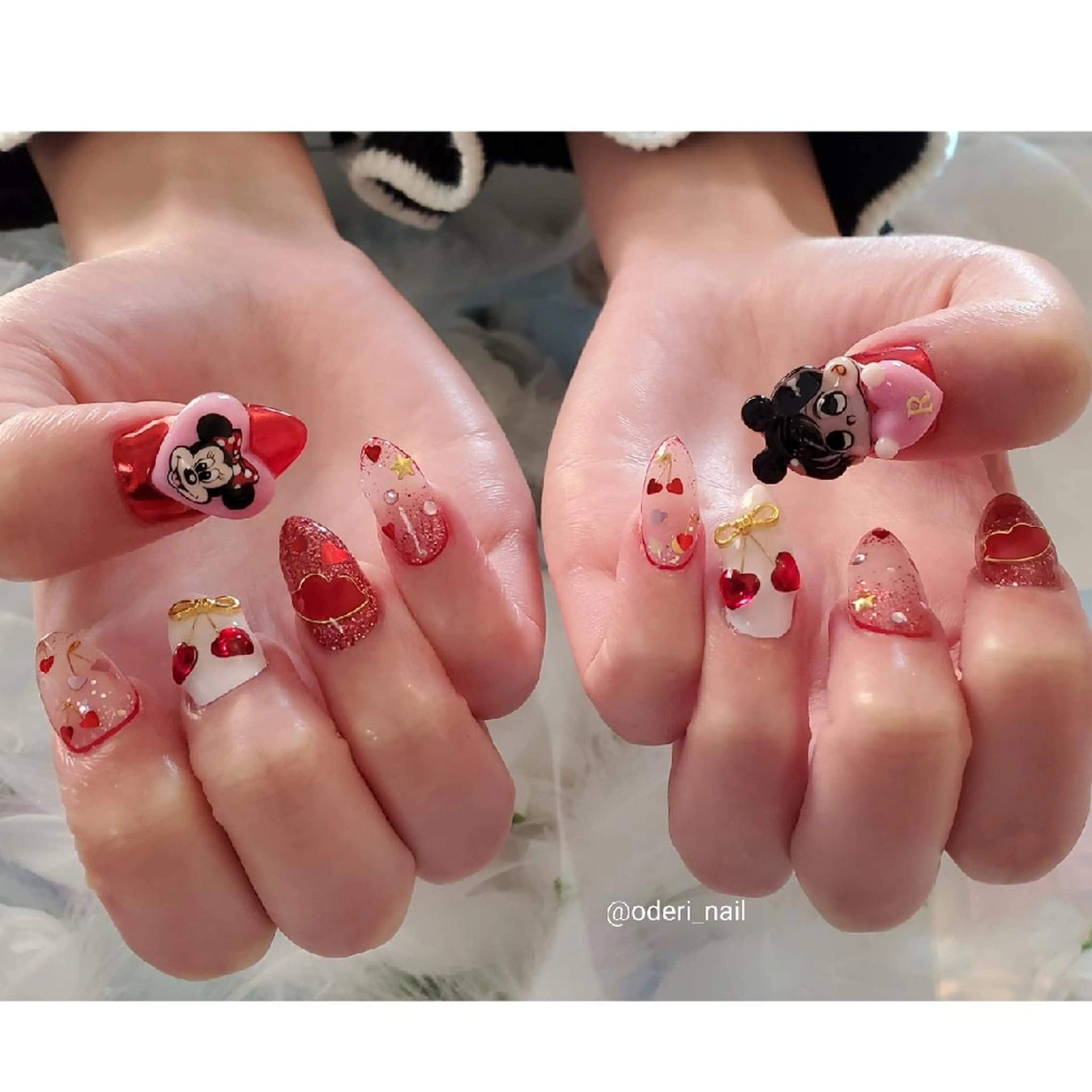 ネイル アートネイル ジェルネイル おで@ oderi_nailのネイルデザイン