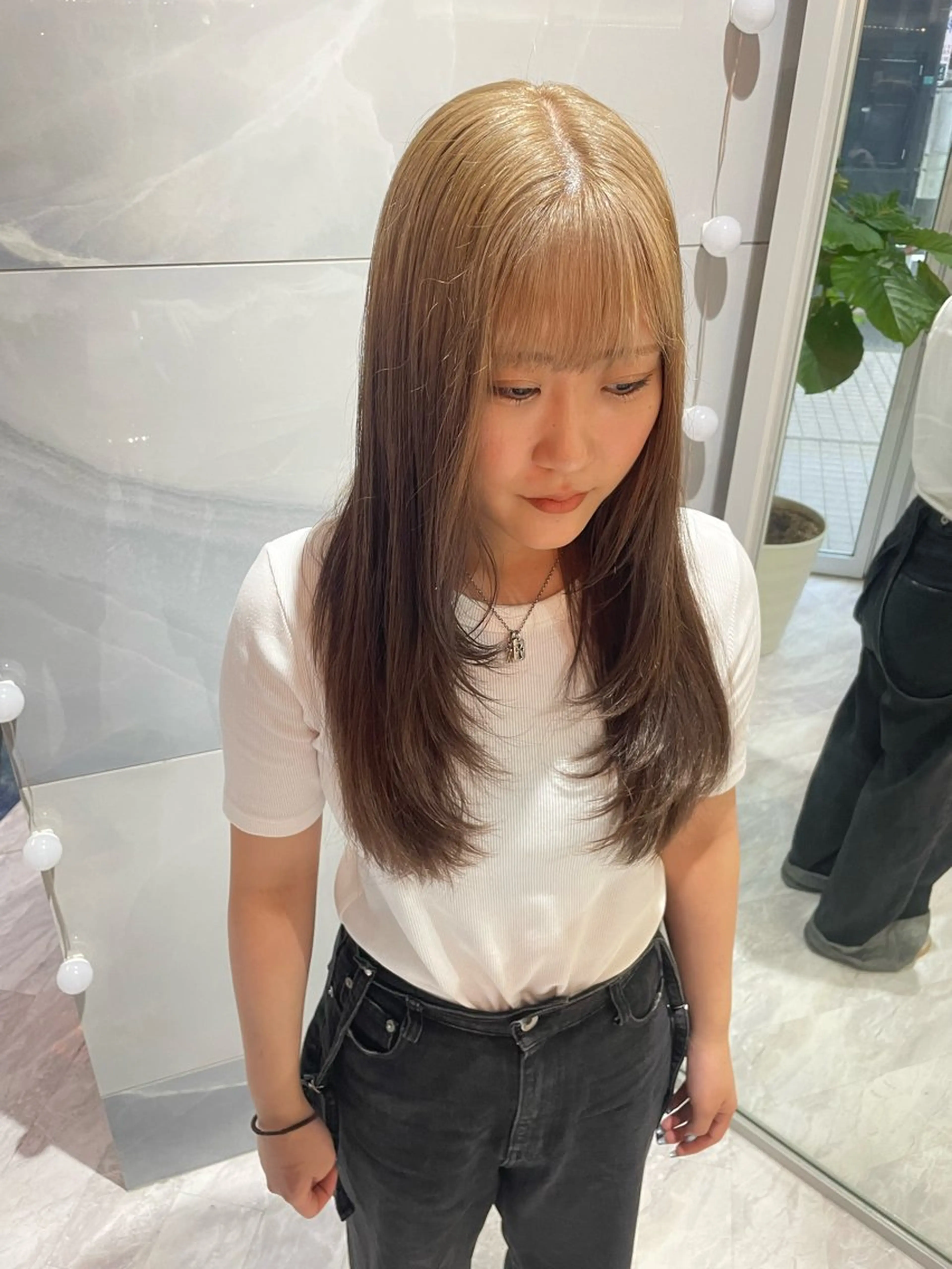 ロング ハイトーン/ボブ /Riimooaのヘアスタイル