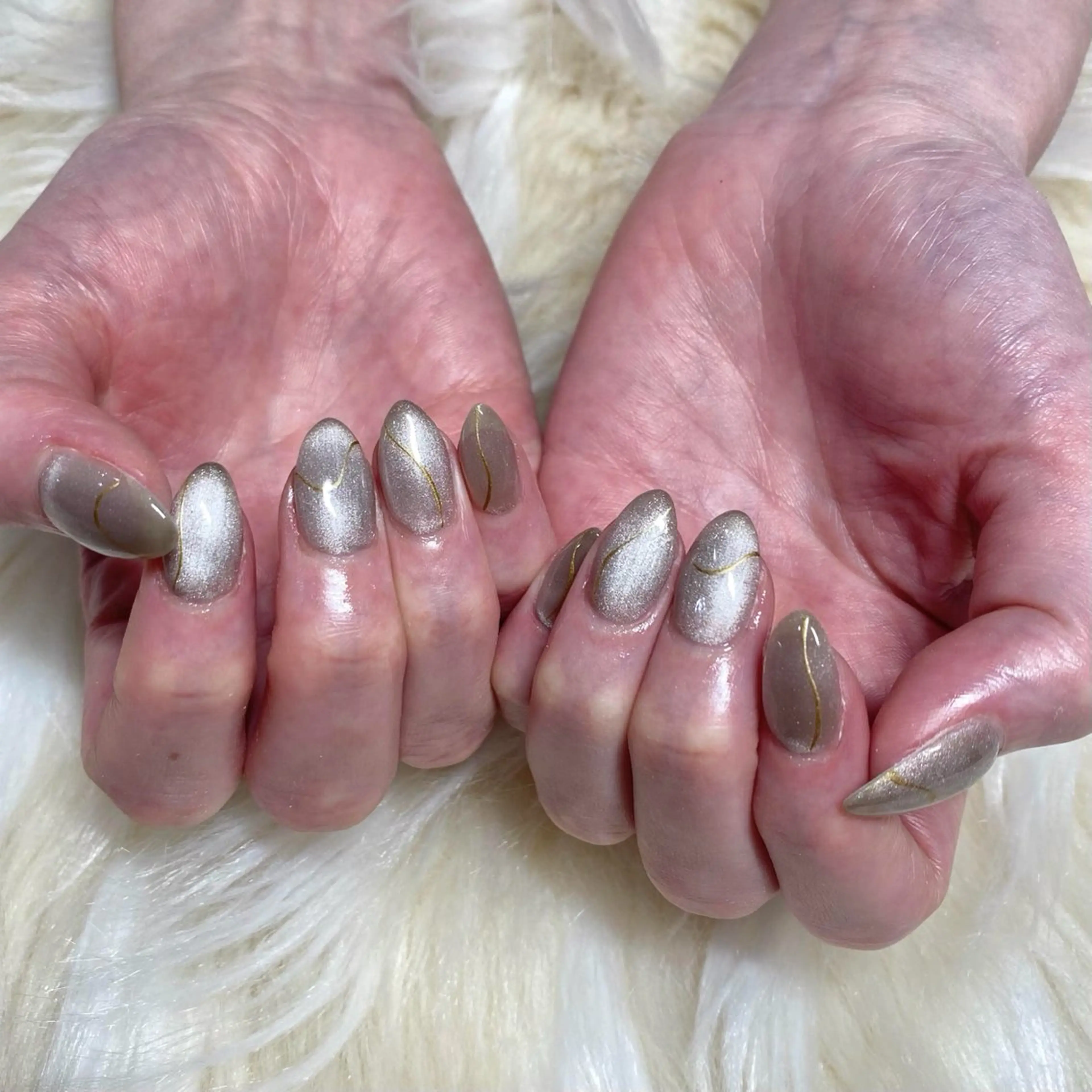 ネイル 長さ出し フレンチネイル ジェルネイル グラデーション 韓国ネイル ハンドネイル Nail&eye Belire 新宿のネイルデザイン