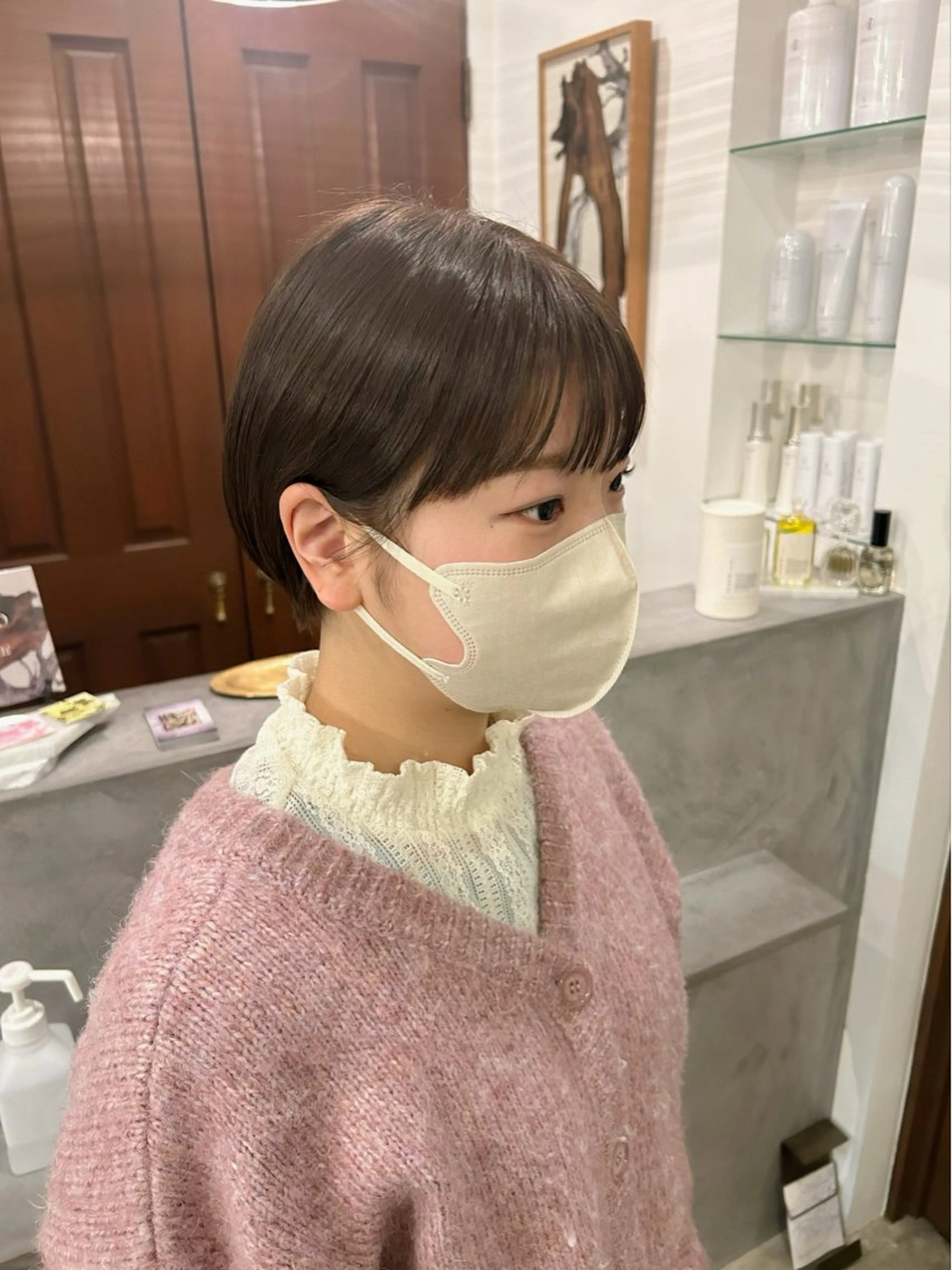 ショート 丸みショート ショートヘア hairsalon necco所属・谷澤 朋佳のヘアスタイル