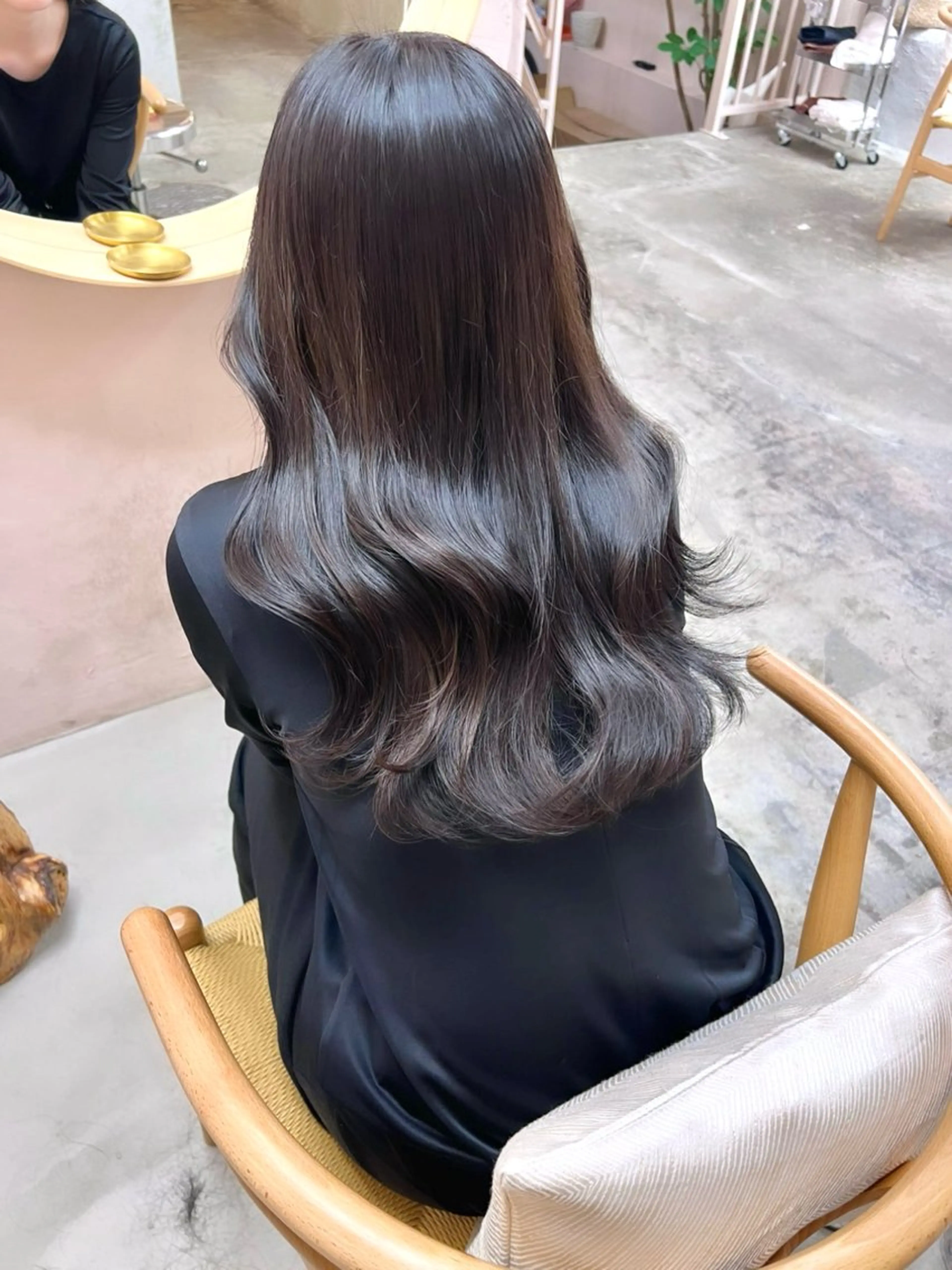 セミロング カラー ケアカラー 透明感カラー トリートメント カット ヘアカラー トリートメント iru所属・透明感，髪質改善の プロ☝🏻前田俊樹✨のヘアスタイル