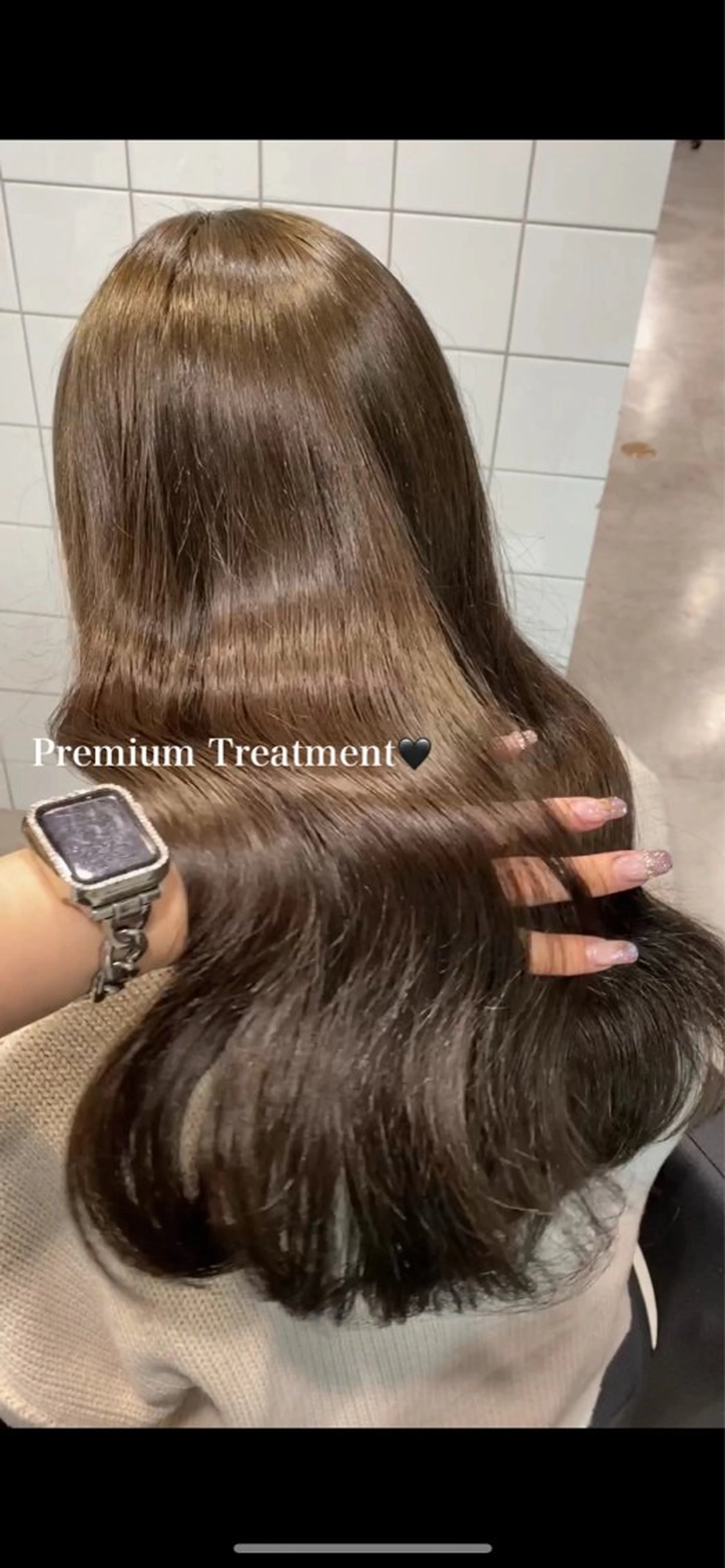 ロング カラー ヘアカラー 暗髪🩶ラベンダー/ ブルー/ユウナ🤍のヘアスタイル