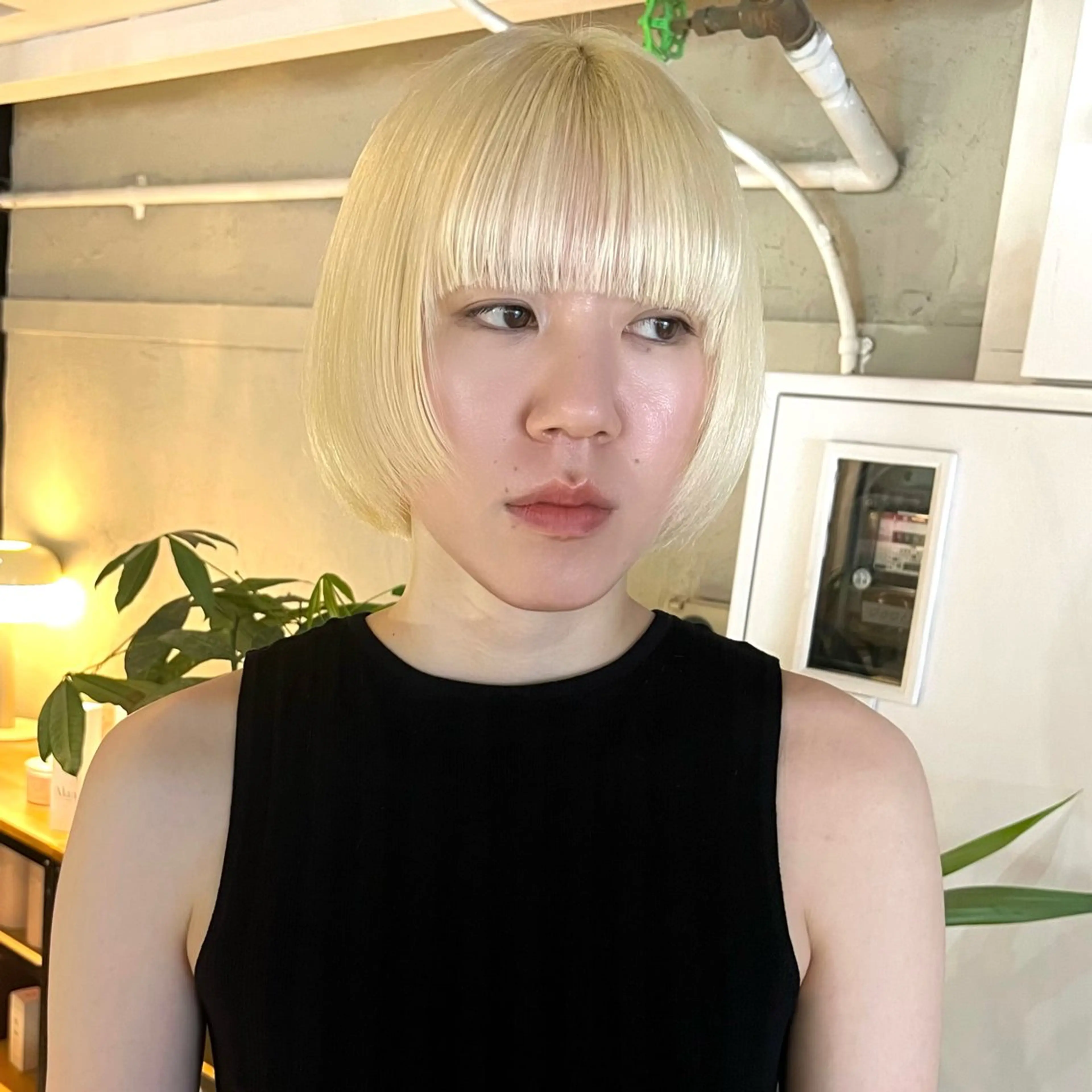 ミディアム カラー ヘアカラー トリートメント 🥃まろやかカラー/ ボブ🥃yujiroのヘアスタイル