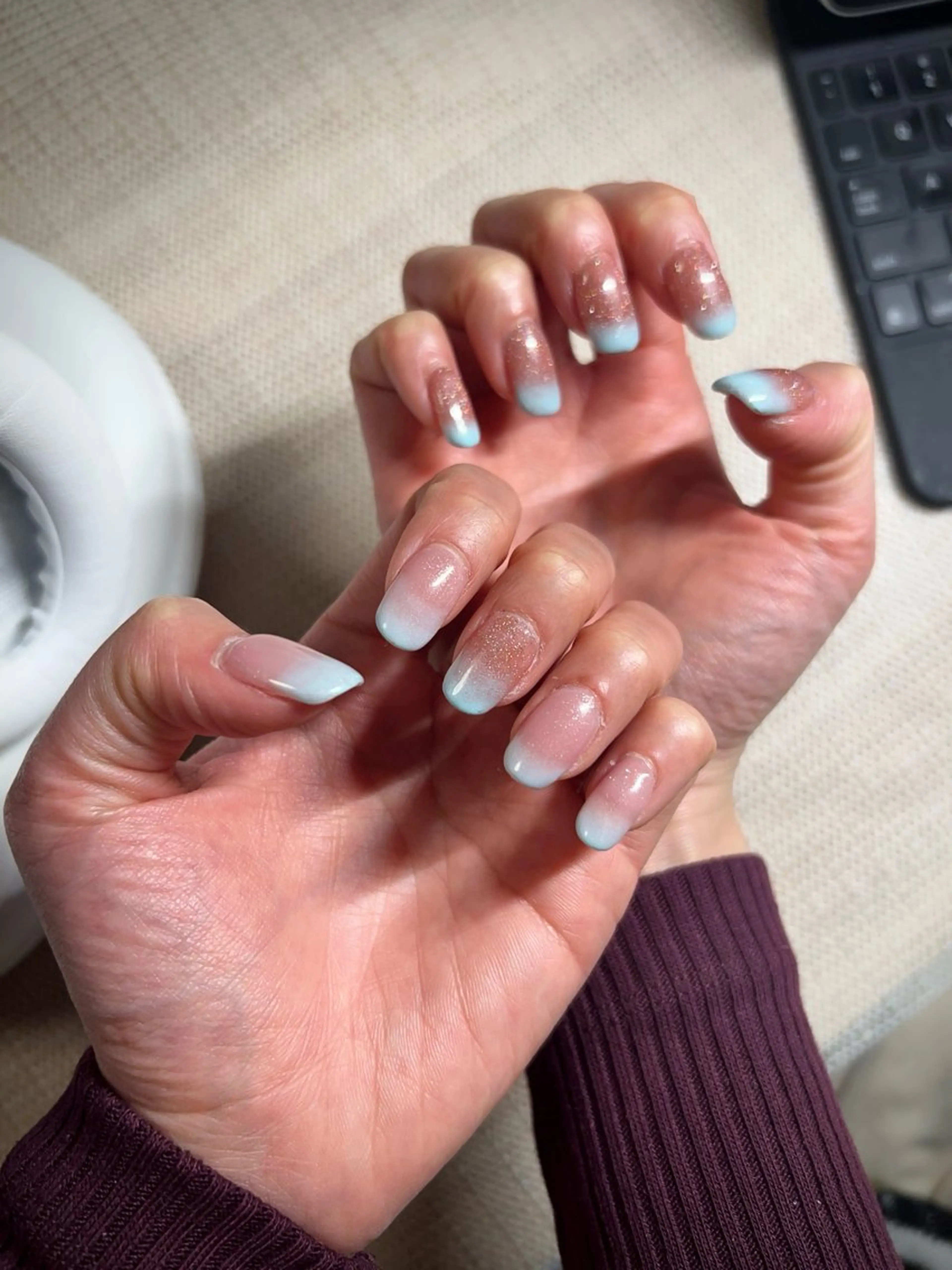 【オフあり】💅10本長さだし+🌈カラーグラデーションの写真