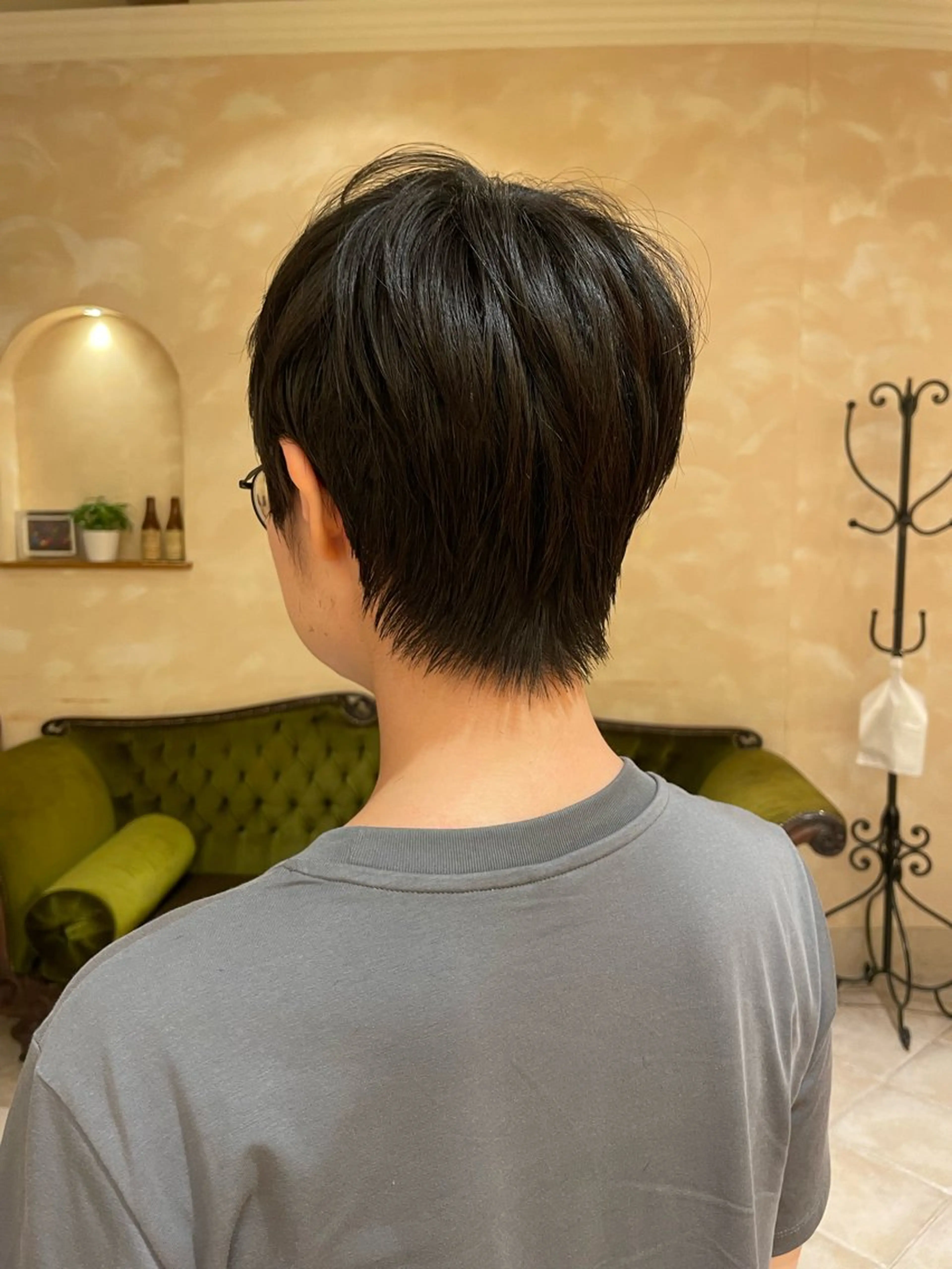 ショート ボブ ホノカのヘアスタイル