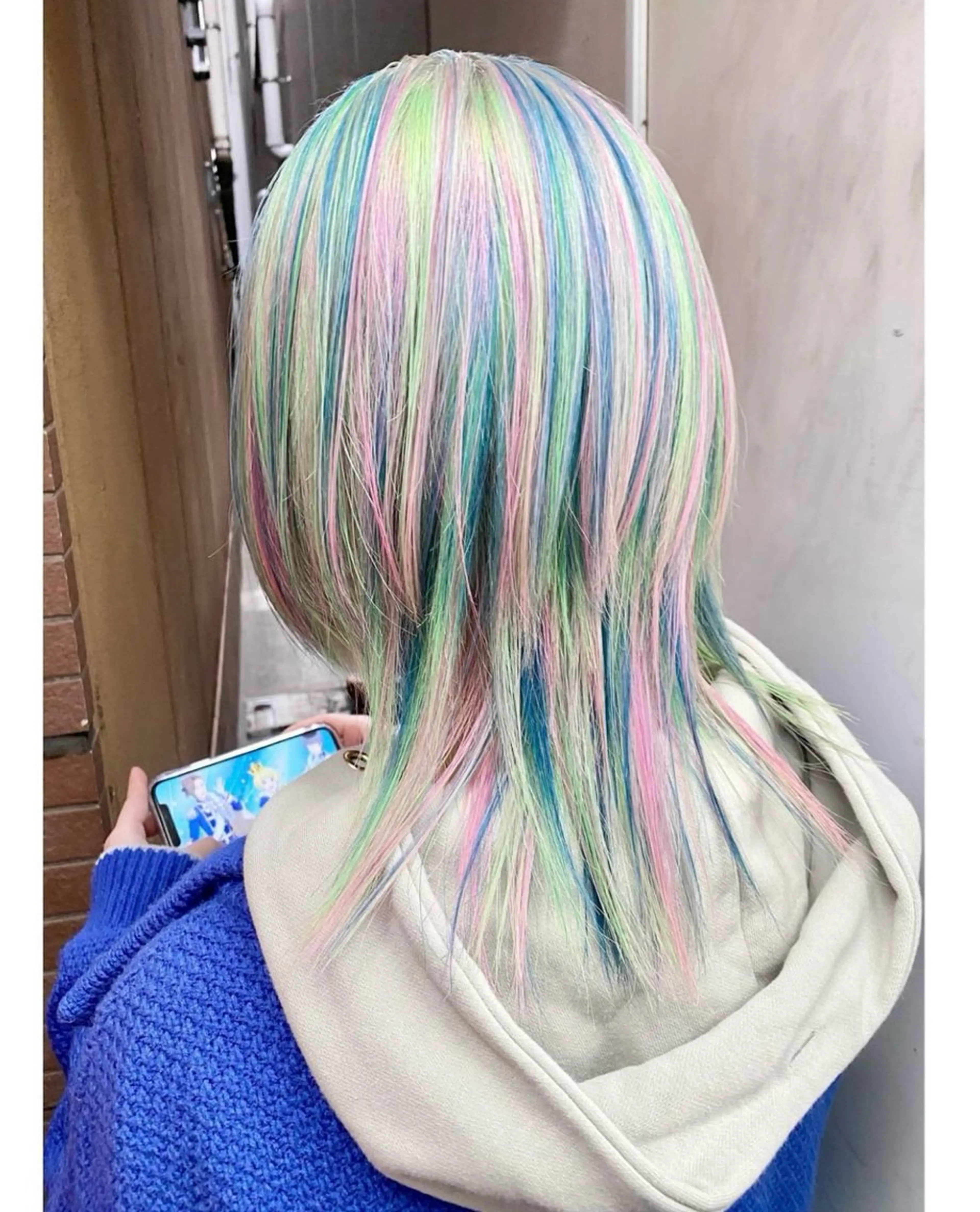 カラー ユニコーンカラー ヘアカラー GARU-ガル-所属・TSUNO🦖 派手髪/オタク美容師のヘアスタイル