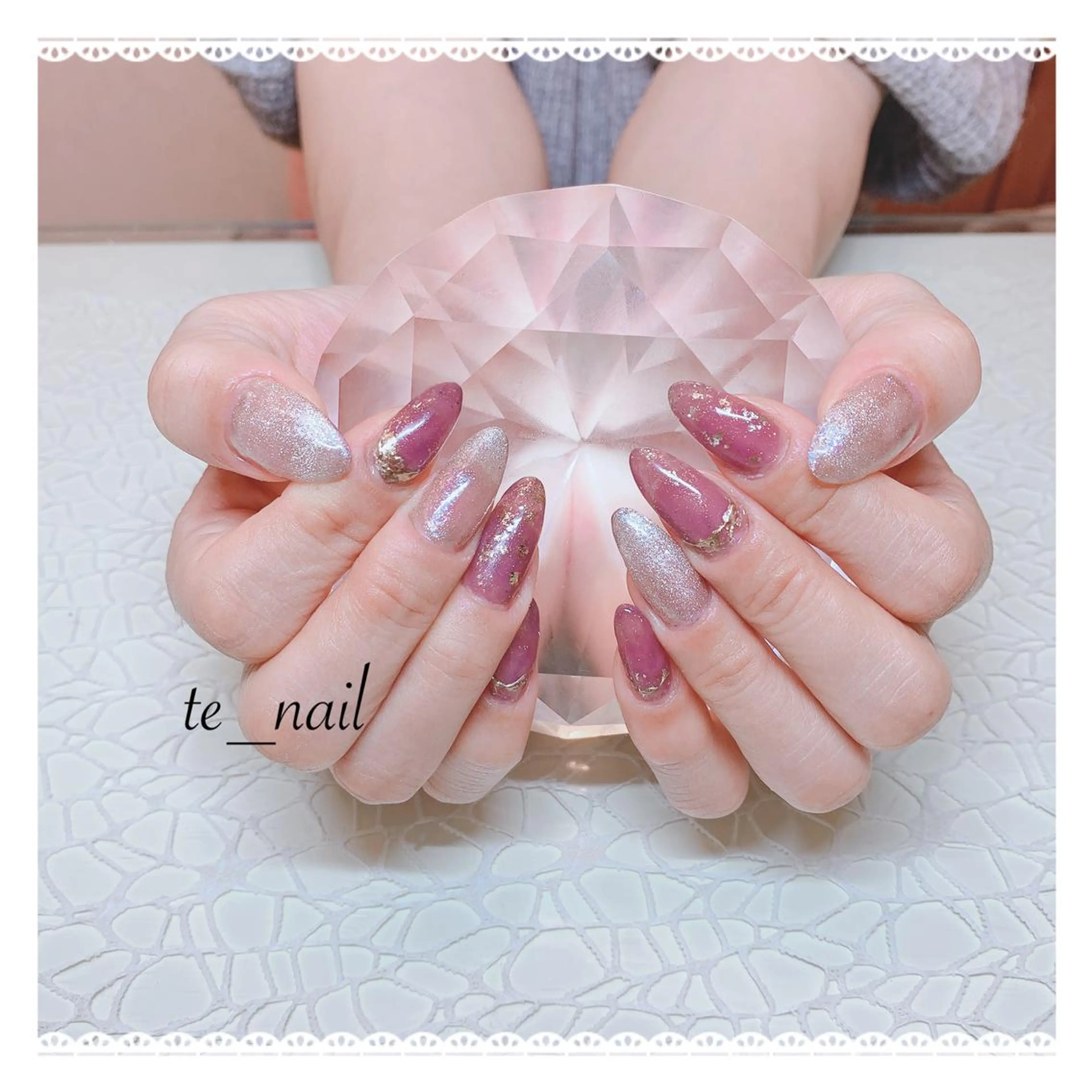 ネイル マグネットネイル ｔe_ nailのネイルデザイン