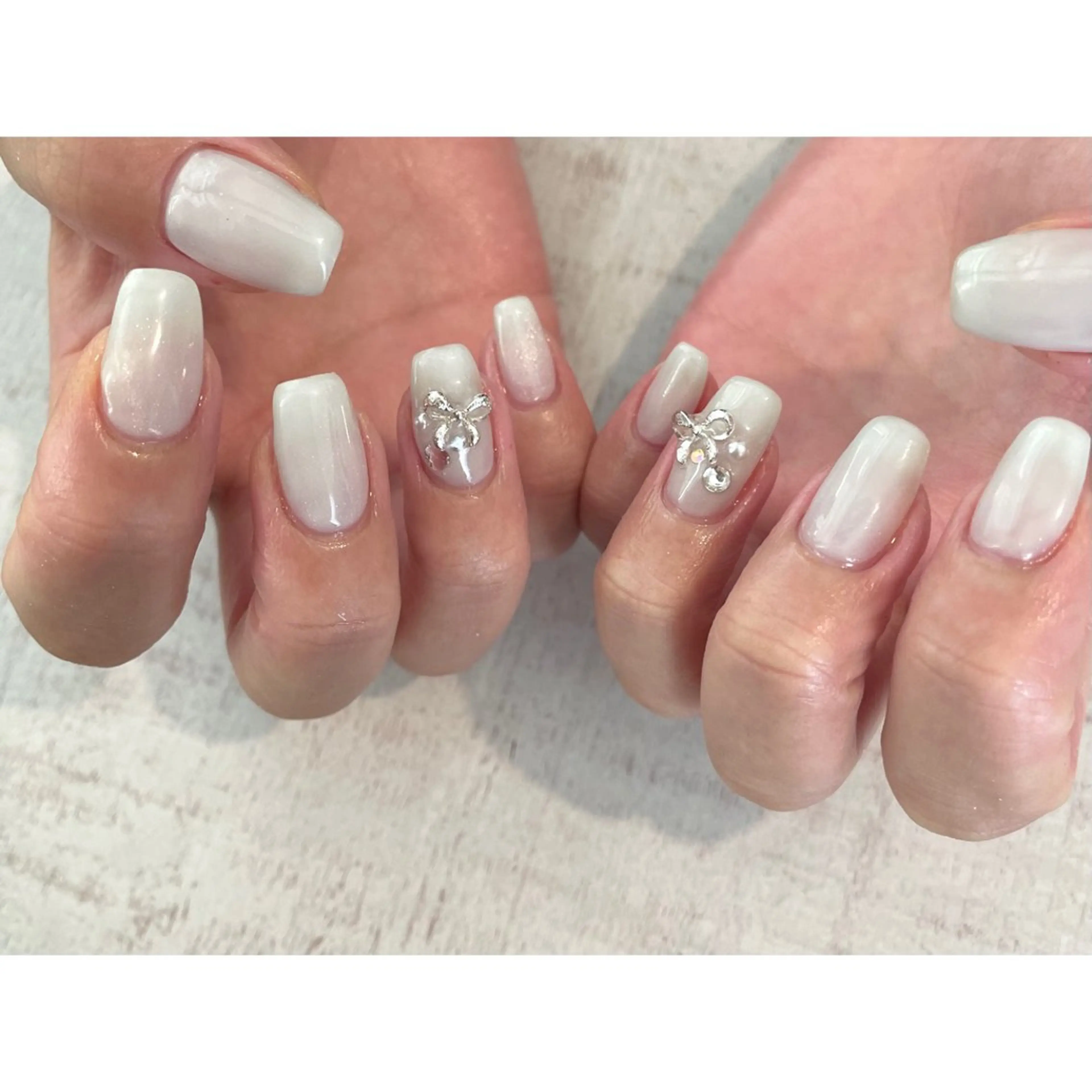 ネイル ハンドネイル 𖡼 yumenoのネイルデザイン