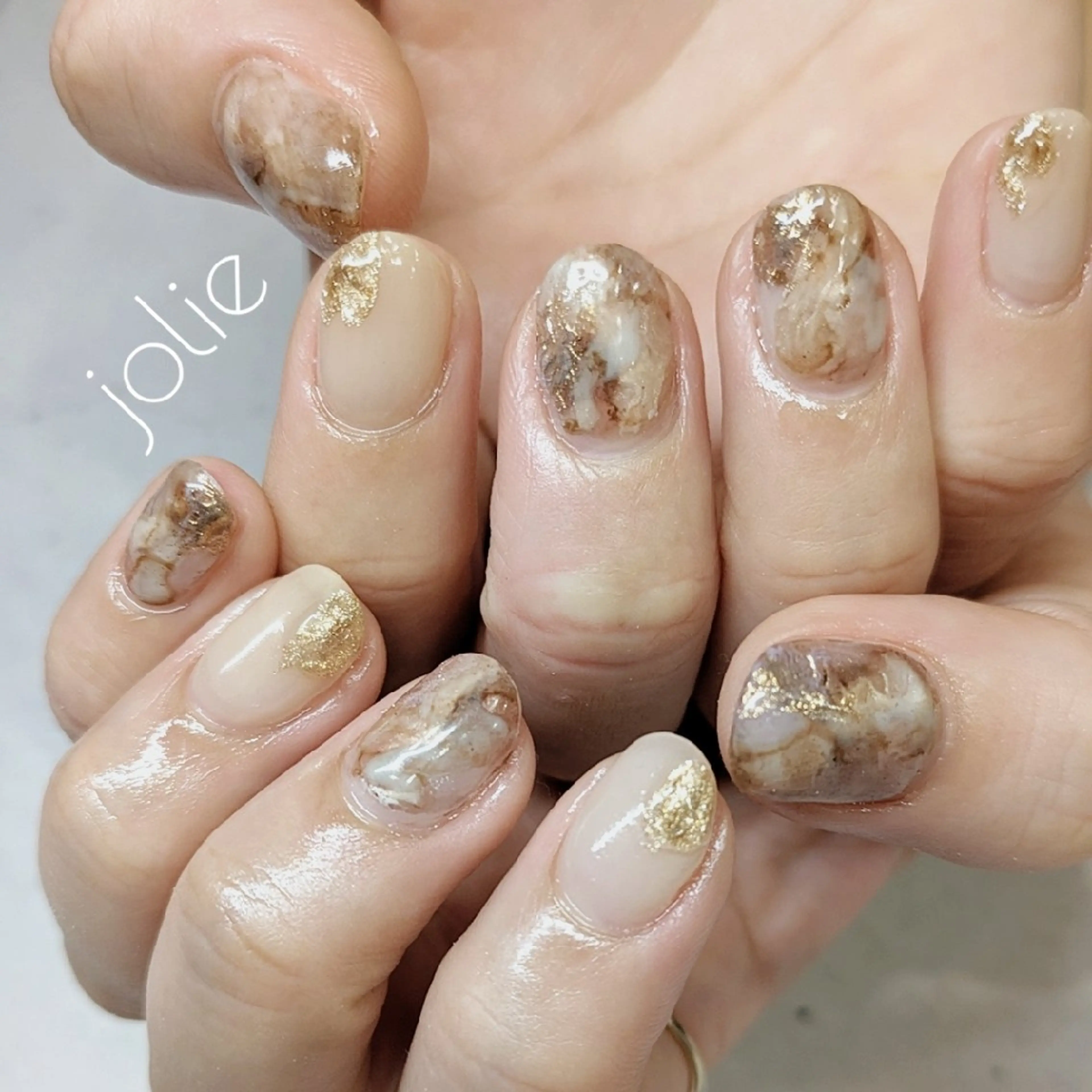 ネイル アートネイル ハンドネイル jolie  ISIHARAのネイルデザイン