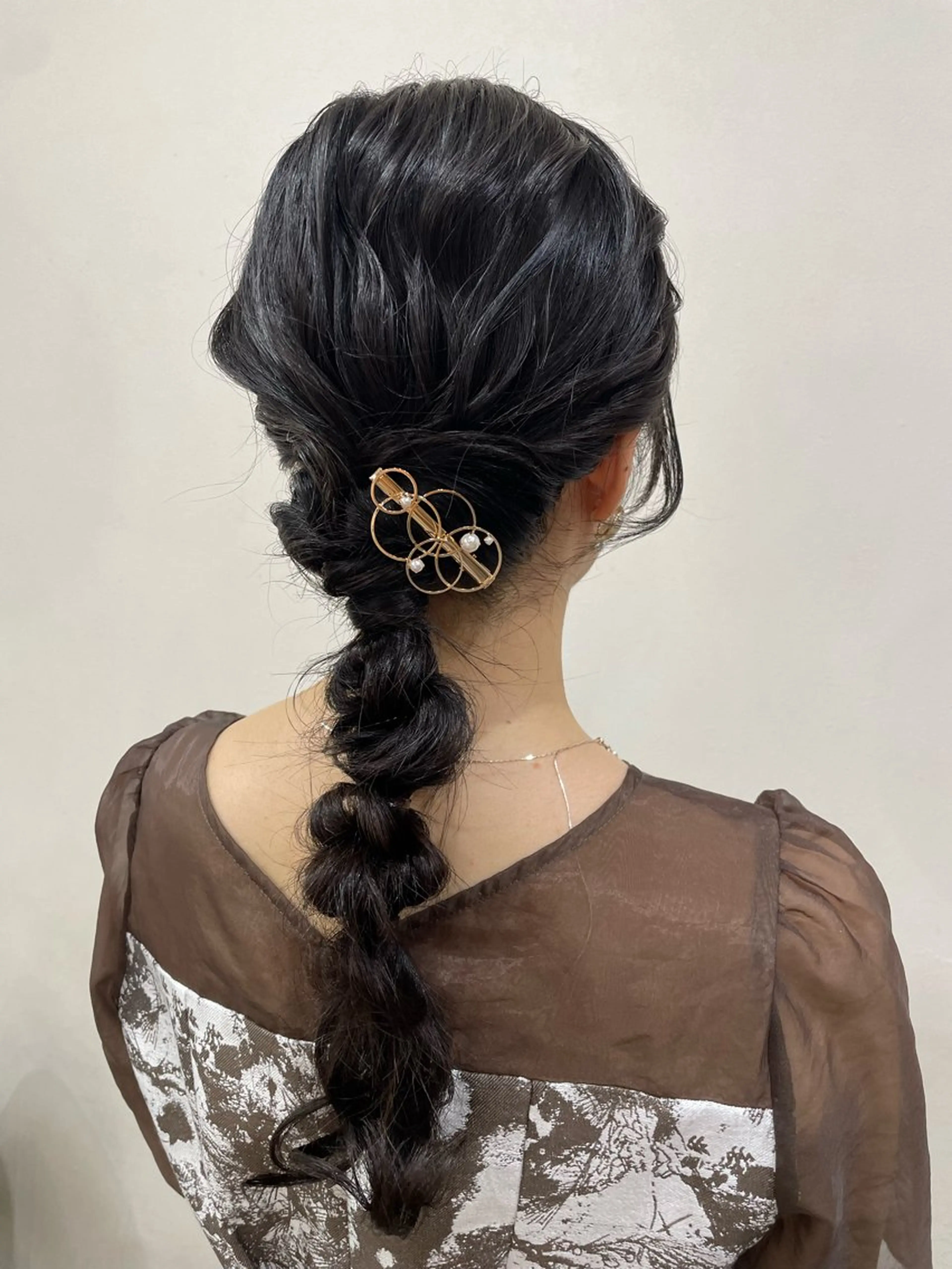 ロング ヘアセット 韓国風パーマ/ヘア セット/店長みづきのヘアスタイル