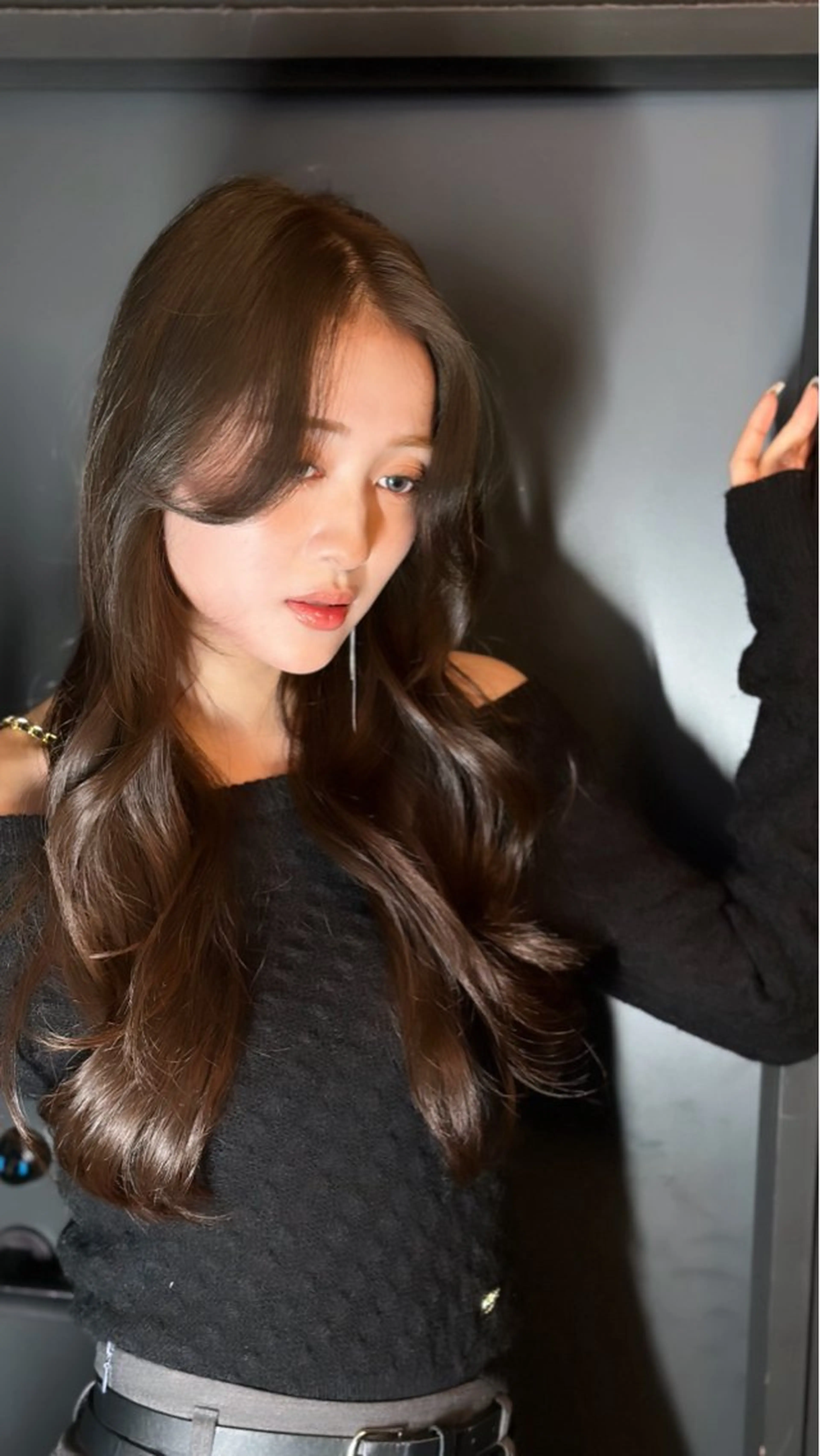 ロング パーマ 韓国風ヘア レイヤーカット 🍀美髪クリエイター 味田　雅宏🍀のヘアスタイル