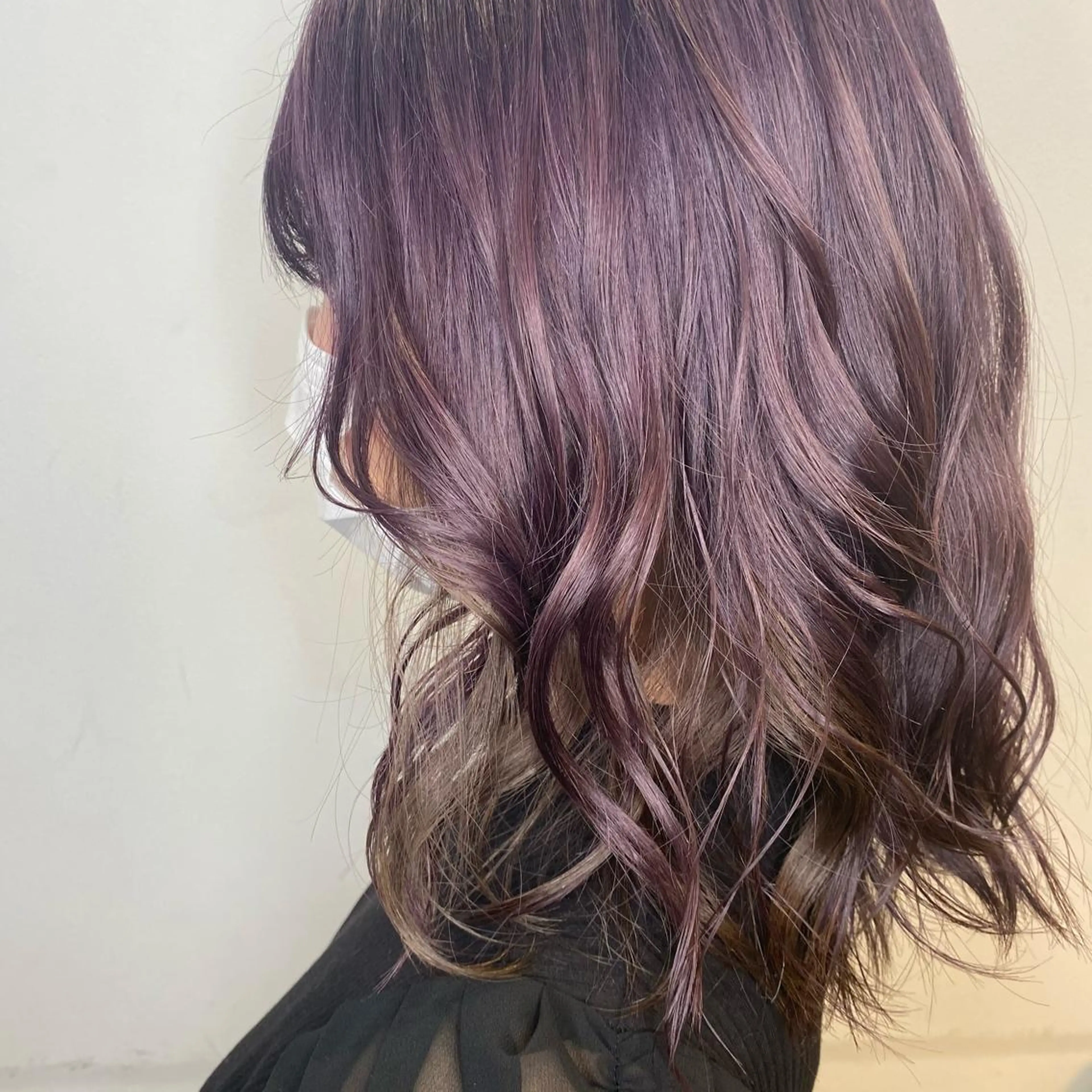 ロング カラー 酸スト/フェザー パーマ/三谷海斗のヘアスタイル