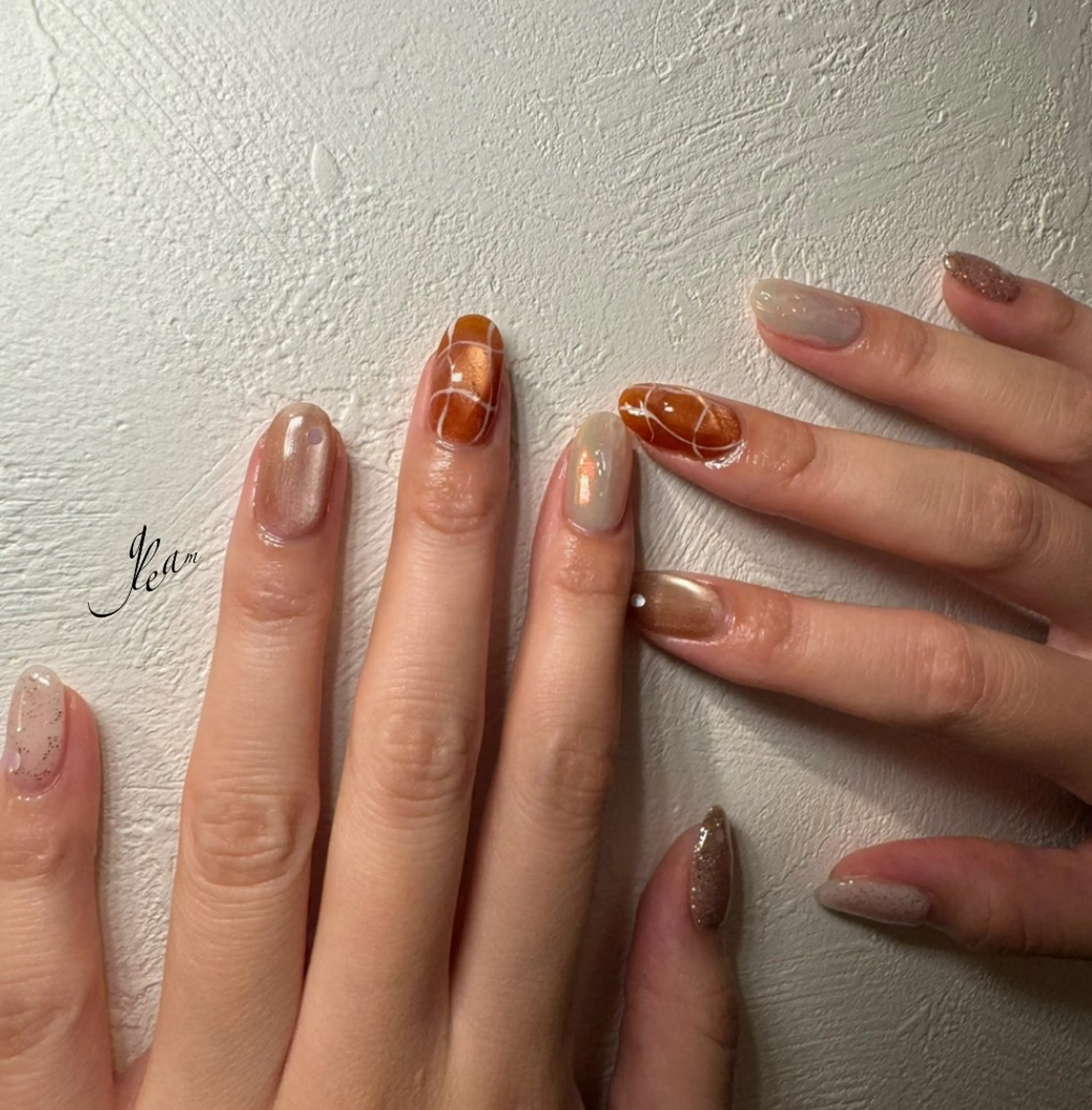 ネイル ハンドネイル gleam所属・gleam✴︎ sayakaのネイルデザイン