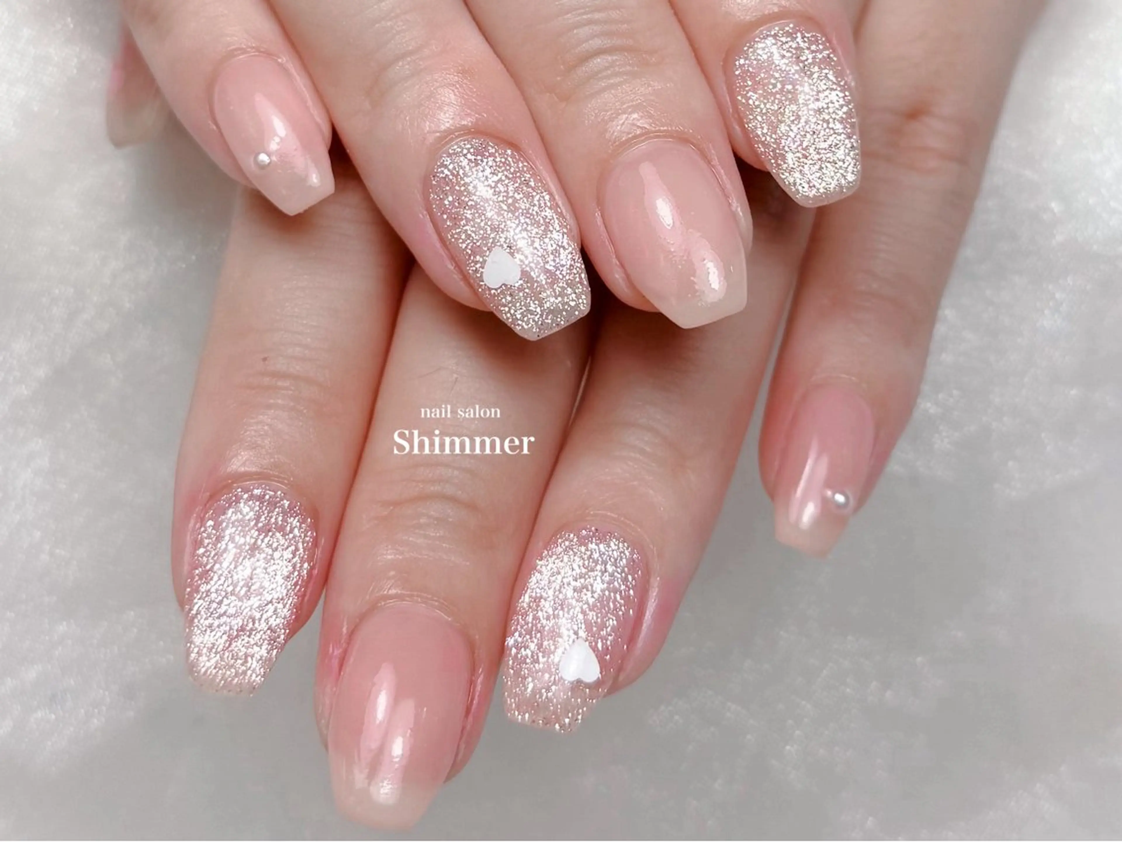 ネイル ハンドネイル Shimmer Risaのネイルデザイン